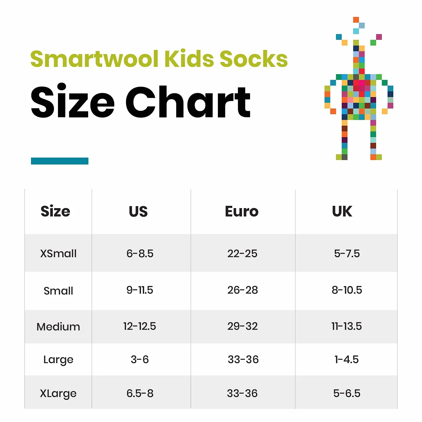 Smartwool Dziecięce skarpety narciarskie z poduszką OTC Uniseks - dzieci Kids' Ski Light Cushion Otc Socks (1 w zestawie)
