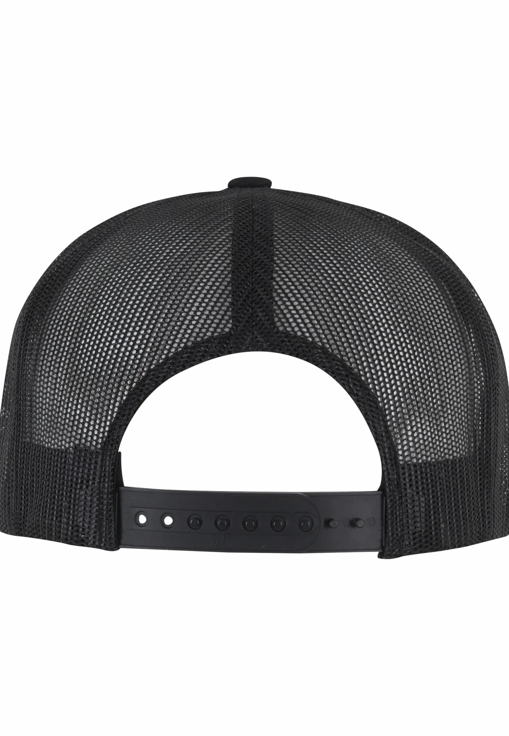 Flexfit Unisex Classic Trucker Cap, czapka damska i męska, dostępna w 4 kolorach, rozmiar uniwersalny, Blk/Wht/Blk, Rozmiar uniwersalny