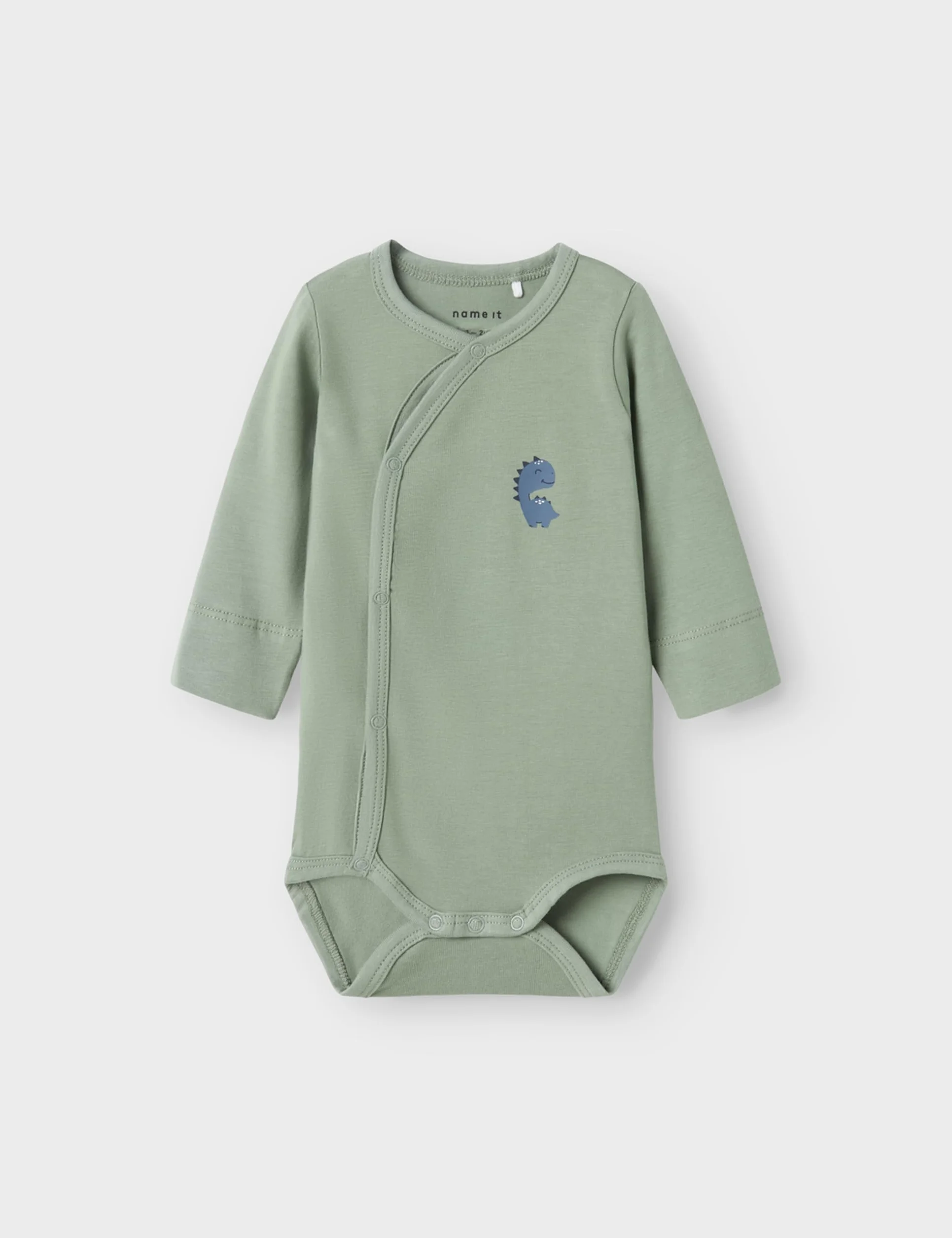 Męskie body Nbmnedrick 2P Ls Wrap Body, Lily Pad, numeric_86 (2 sztuki), Lily Pad, numeric_86