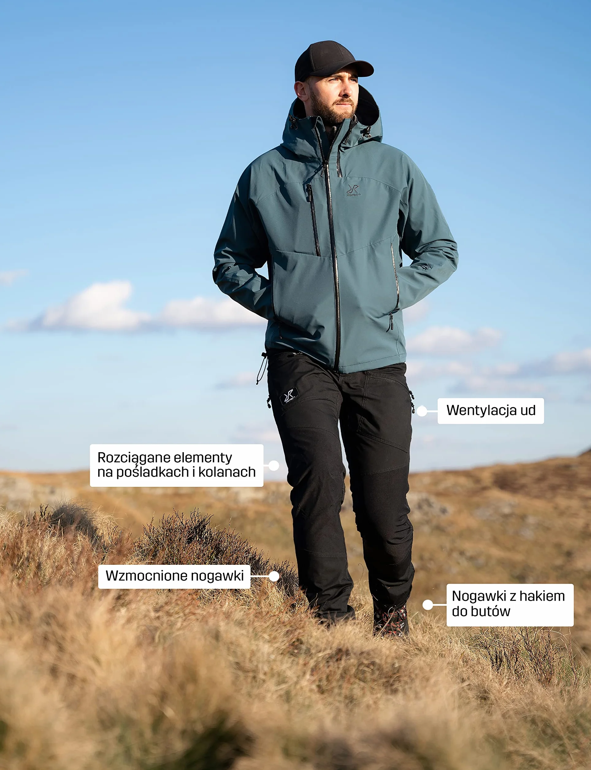 RevolutionRace Nordwand Pro Pants Męskie, Solidne i trwałe spodnie do wędrówki i innych aktywności na świeżym powietrzu