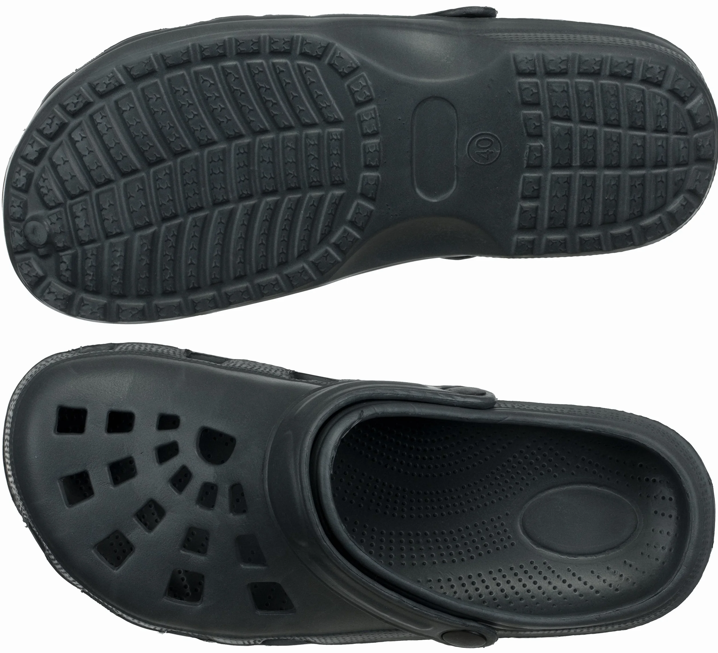 Brandsseller Chodaki męskie, buty ogrodowe, buty kąpielowe, buty rekreacyjne, kapcie z paskiem na piętę