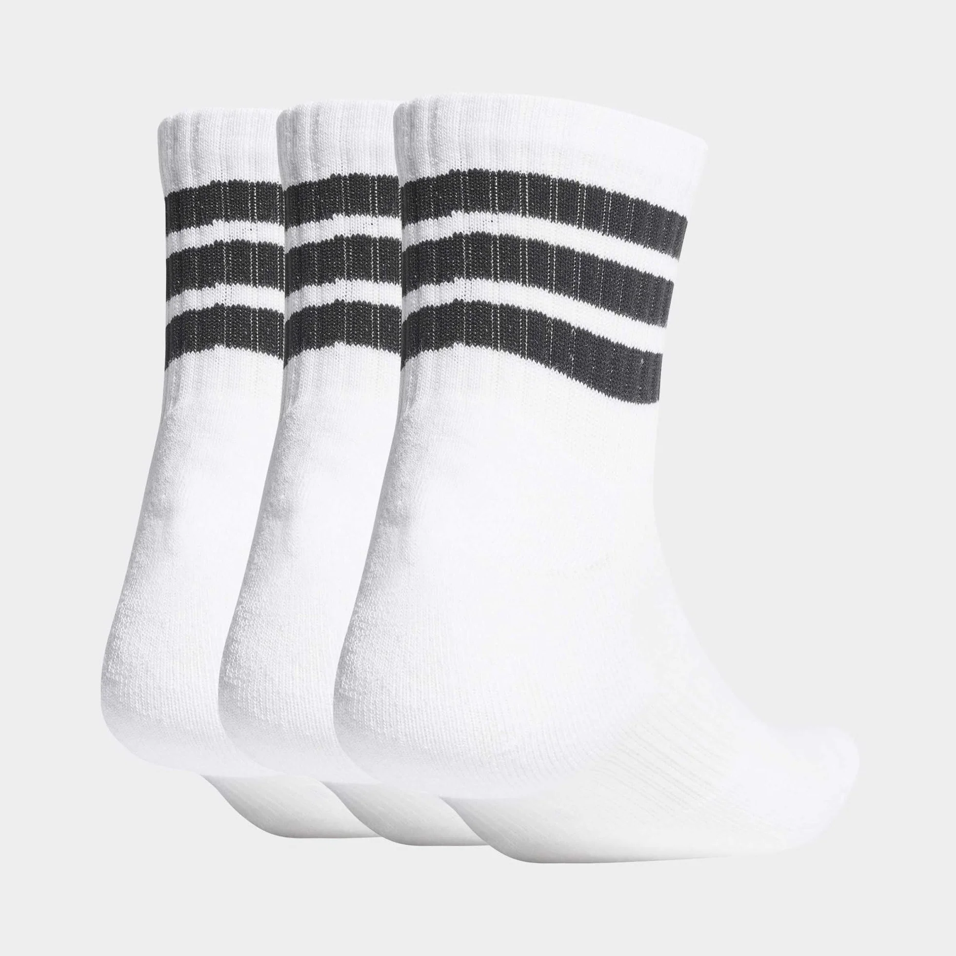 adidas Skarpety Uniseks 3 Stripes Cushioned Sportswear Mid Cut Socks 3 Pair Pack