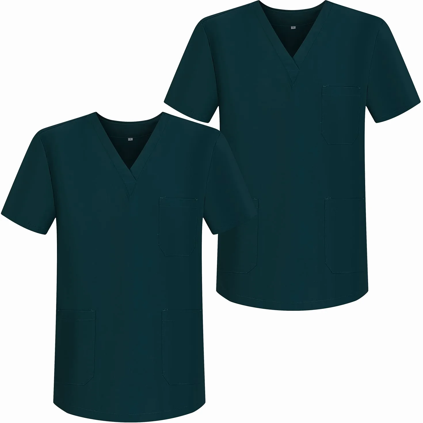 MISEMIYA - Pack 2 szt - Kokaca sanitarna Unisex mundury sanitarne Mundury Sanitarne MEDYCZNE - Ref.817 x 2, Zielony 68, L