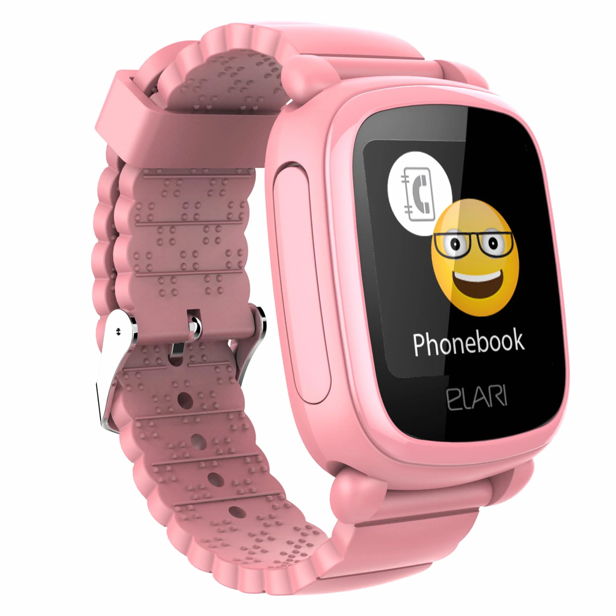 ELARI KidPhone 2 zegarek dziecięcy z GPS i funkcją rozpoznawania połączeń, GPS dla dzieci, chłopców i dziewczynek, dwukierunkowe rozmowy, czat głosowy, szybkie wybieranie SOS, budzik, tryb szkolny,