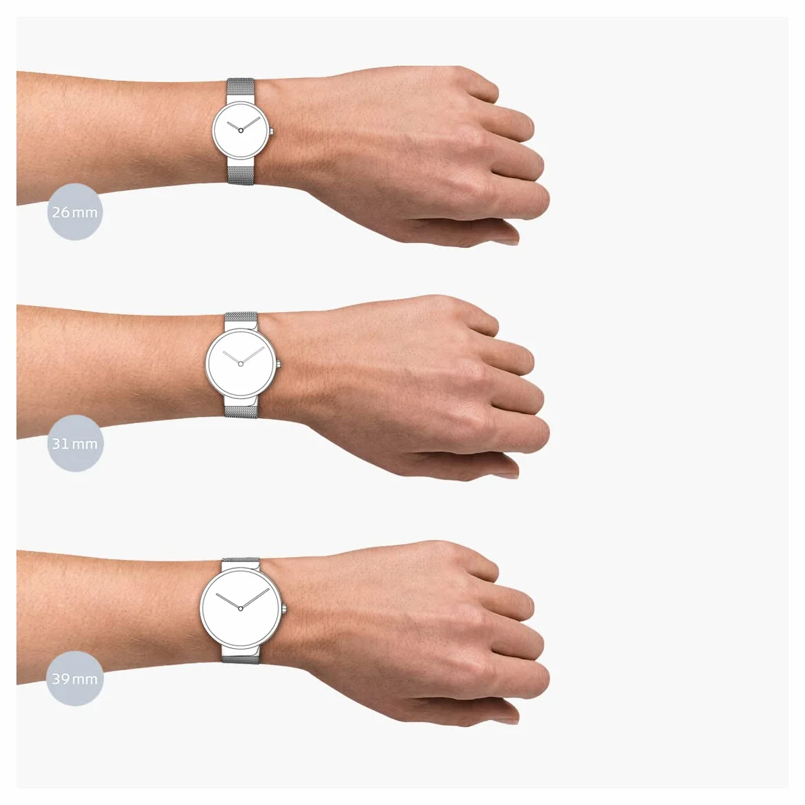 BERING Damski zegarek kwarcowy, zegarek na rękę, 34 mm, złota koperta ze stali nierdzewnej i biały cyferblat, bransoleta mediolańska, szkło szafirowe, 3 ATM, 14134-010