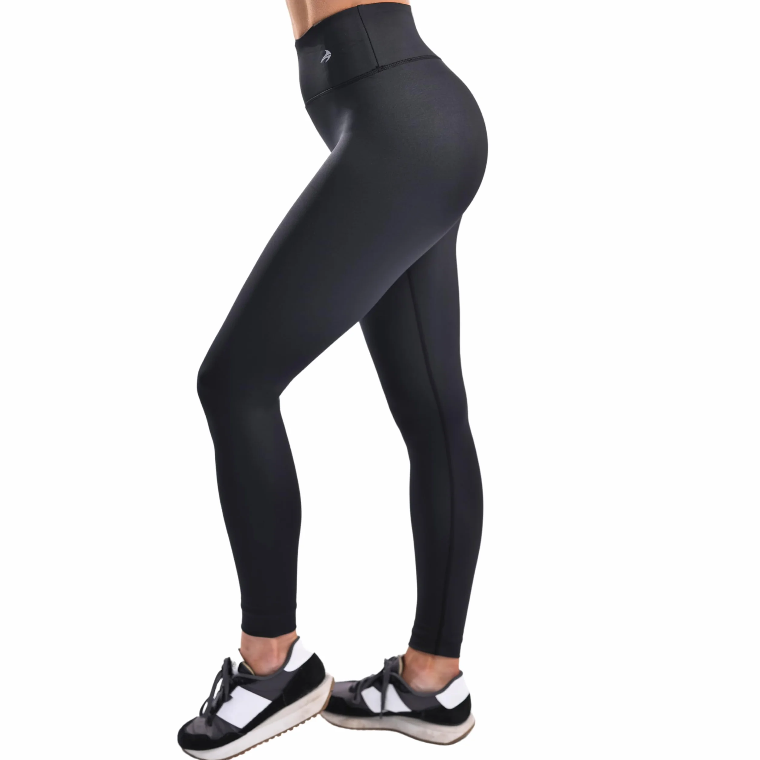 CompressionZ Legginsy kompresyjne dla kobiet, wysoki stan, kontrola brzucha – idealne do ćwiczeń, pilatesu, podróży, jogi i treningów