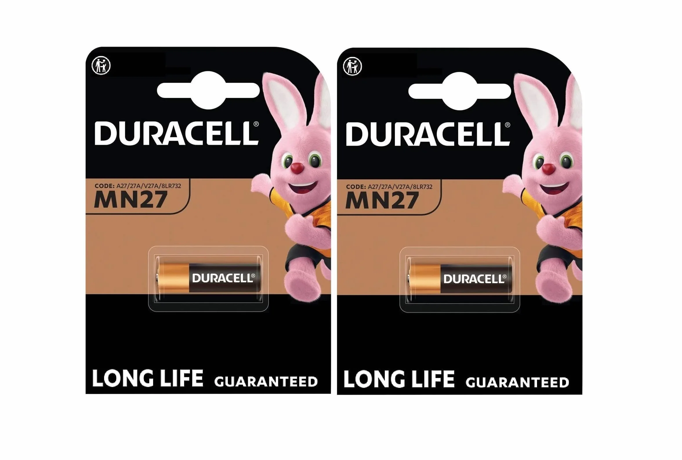 2 x Duracell MN27 27 A A27 8LR732 (2 x 1 bateria) 2 baterie