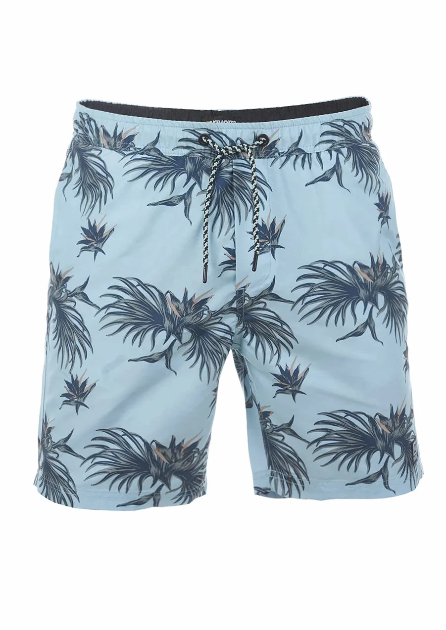 riverso Męskie spodenki kąpielowe RIVKai krótkie spodenki na lato, szorty sportowe, z nadrukiem, 100% poliester, czarne, niebieskie, zielone, oliwkowe, S M L XL XXL, 3XL 4XL 5XL