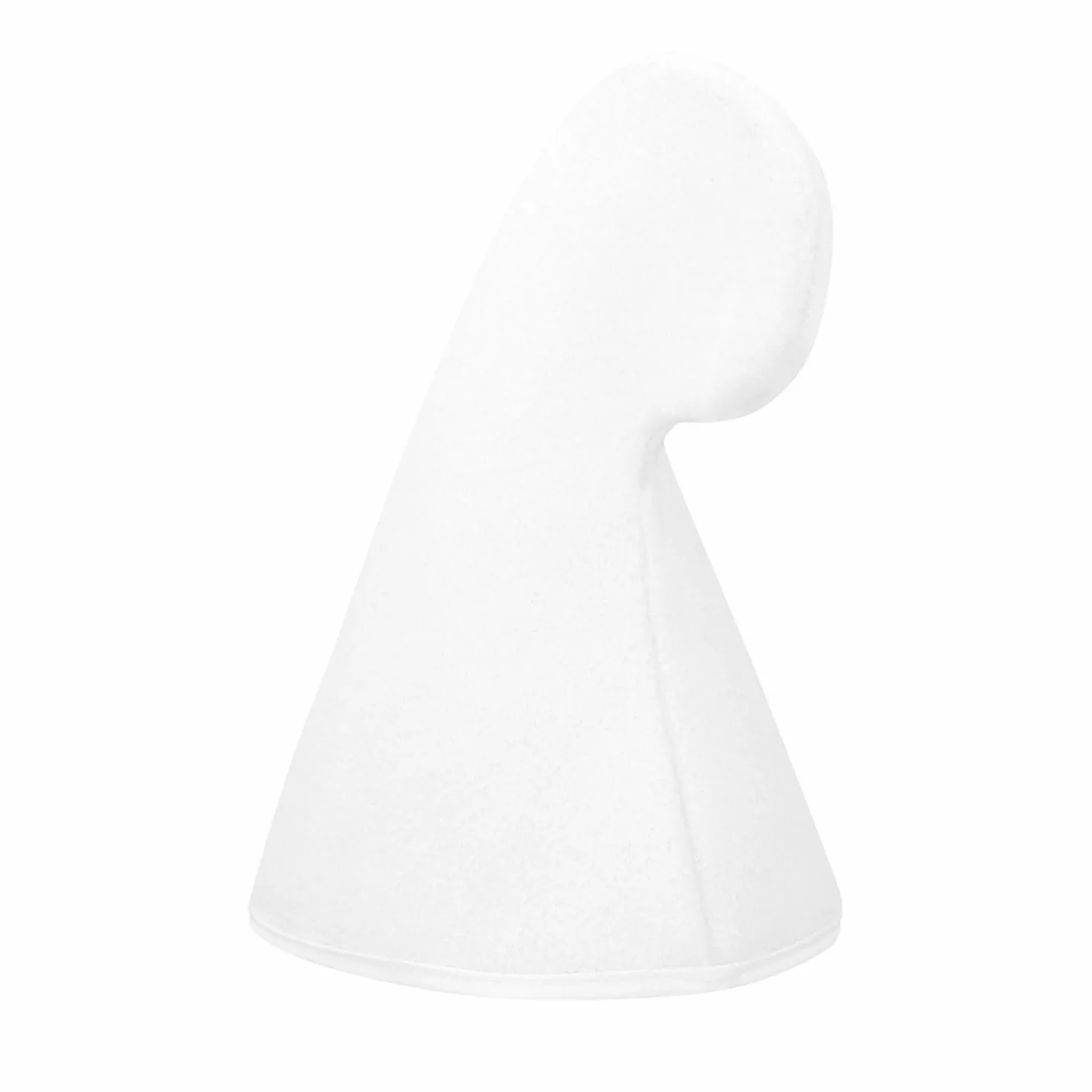 Boland 01354 - filcowa czapka krasnoludkowa, biała, unisex, kapelusz, czapka, bajka, gnom, kostium, karnawał, impreza tematyczna
