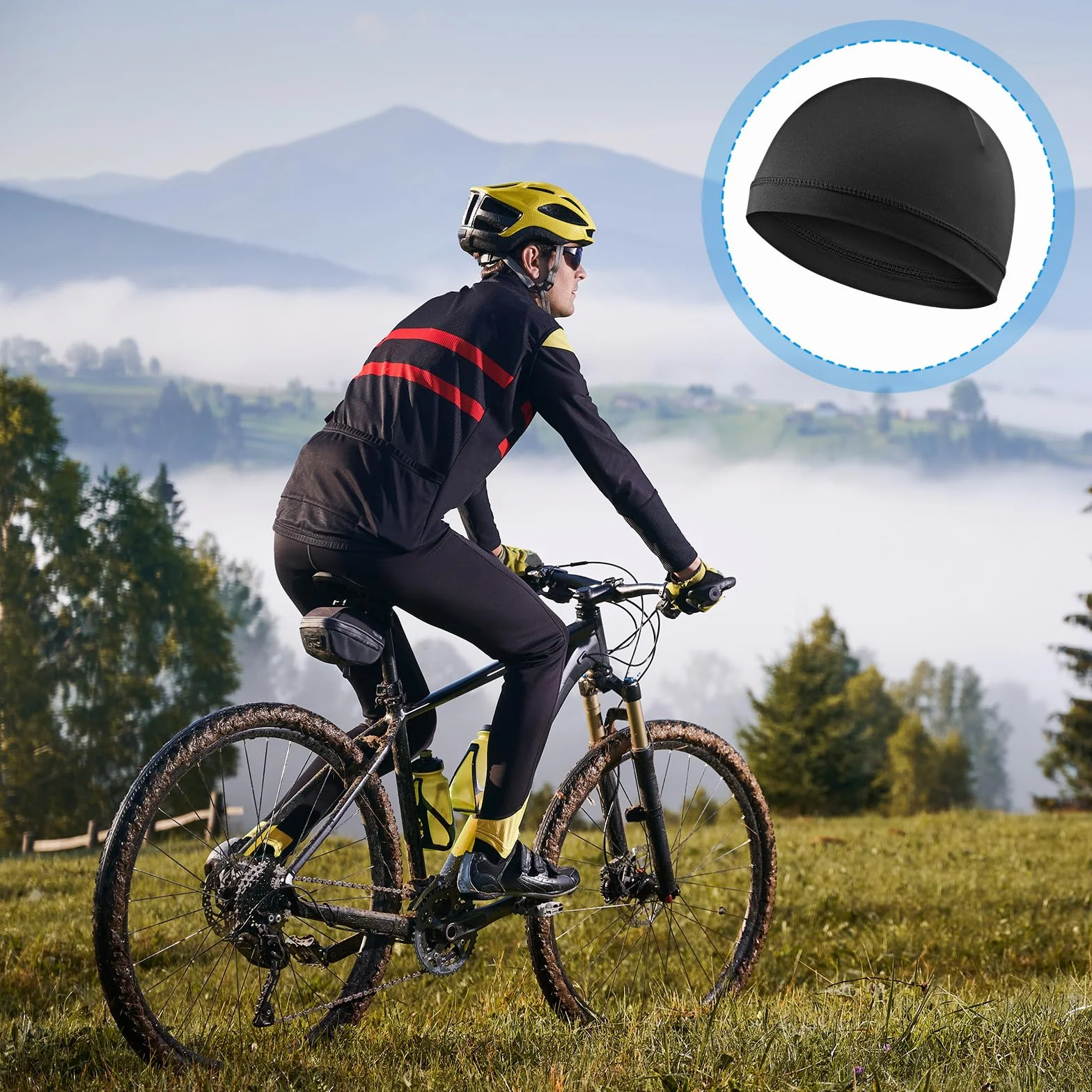 2 szt. Jedwabna czapka z falami dla mężczyzn, jedwabista elastyczna opaska, durags, unisex, dorośli, kobiety, satynowy jedwabny czepek do spania, miękki, oddychający, satynowy durag, dopasowany do