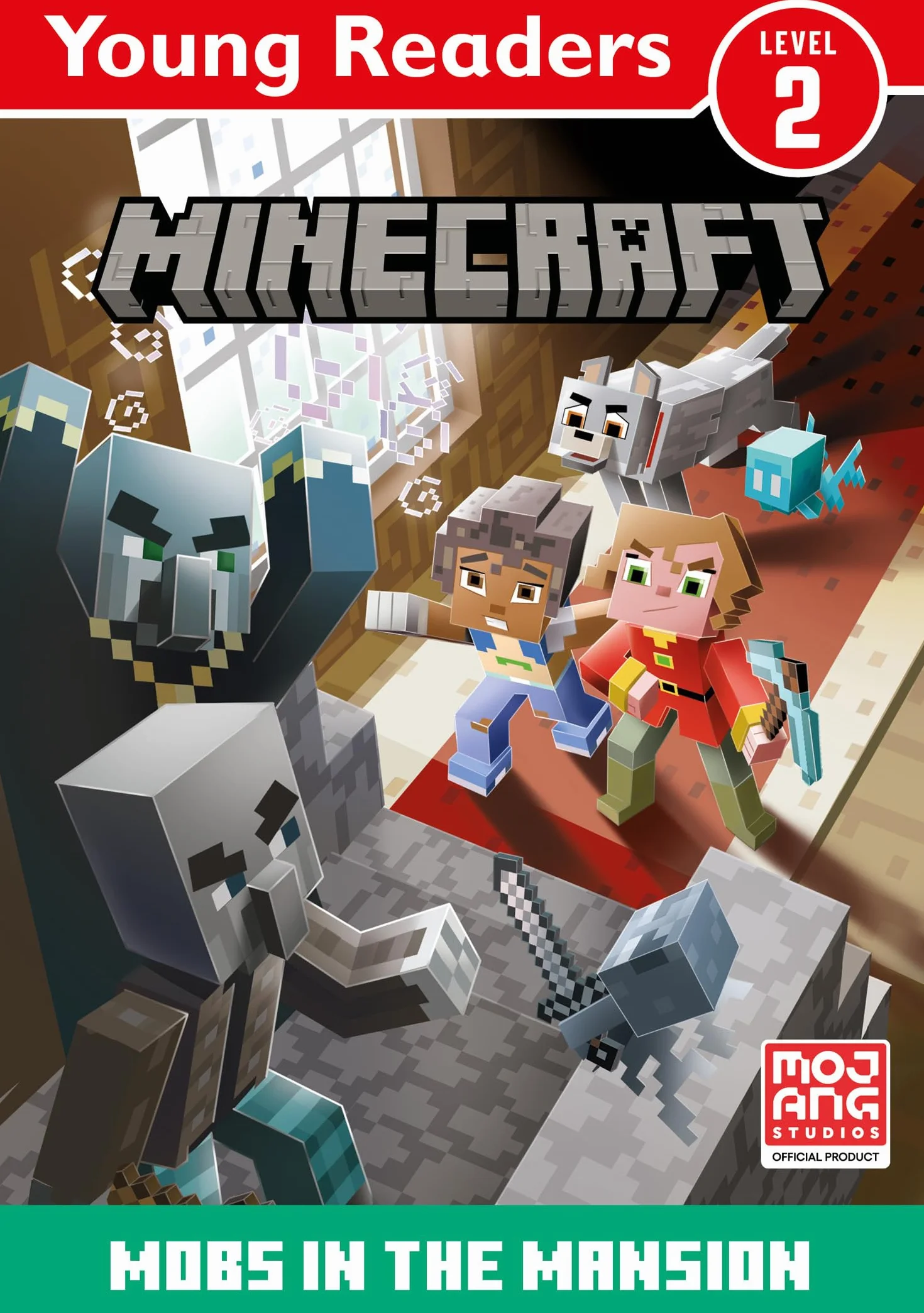 Minecraft Young Readers: Mobs in the Mansion!: An official Minecraft illustrated children’s gaming adventure for young, struggling or reluctant readers and kids who love video games!