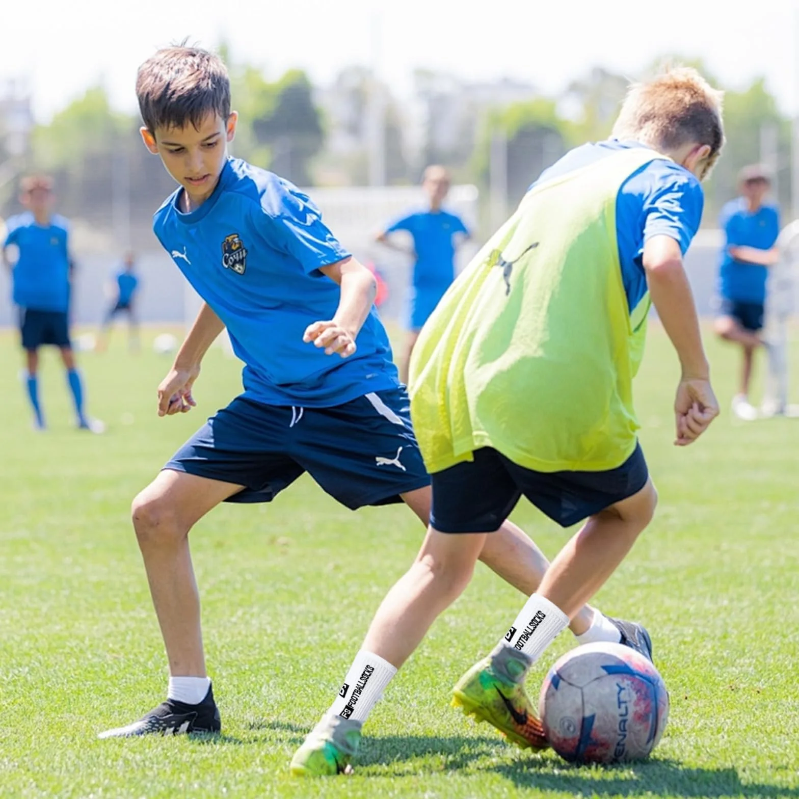 MIYUANGKJ 6 par skarpet do piłki nożnej dla mężczyzn, antypoślizgowe skarpety sportowe, skarpety Grip Sock, skarpety piłkarskie, skarpety treningowe, skarpety kompresyjne, rozmiar 38-46, do piłki