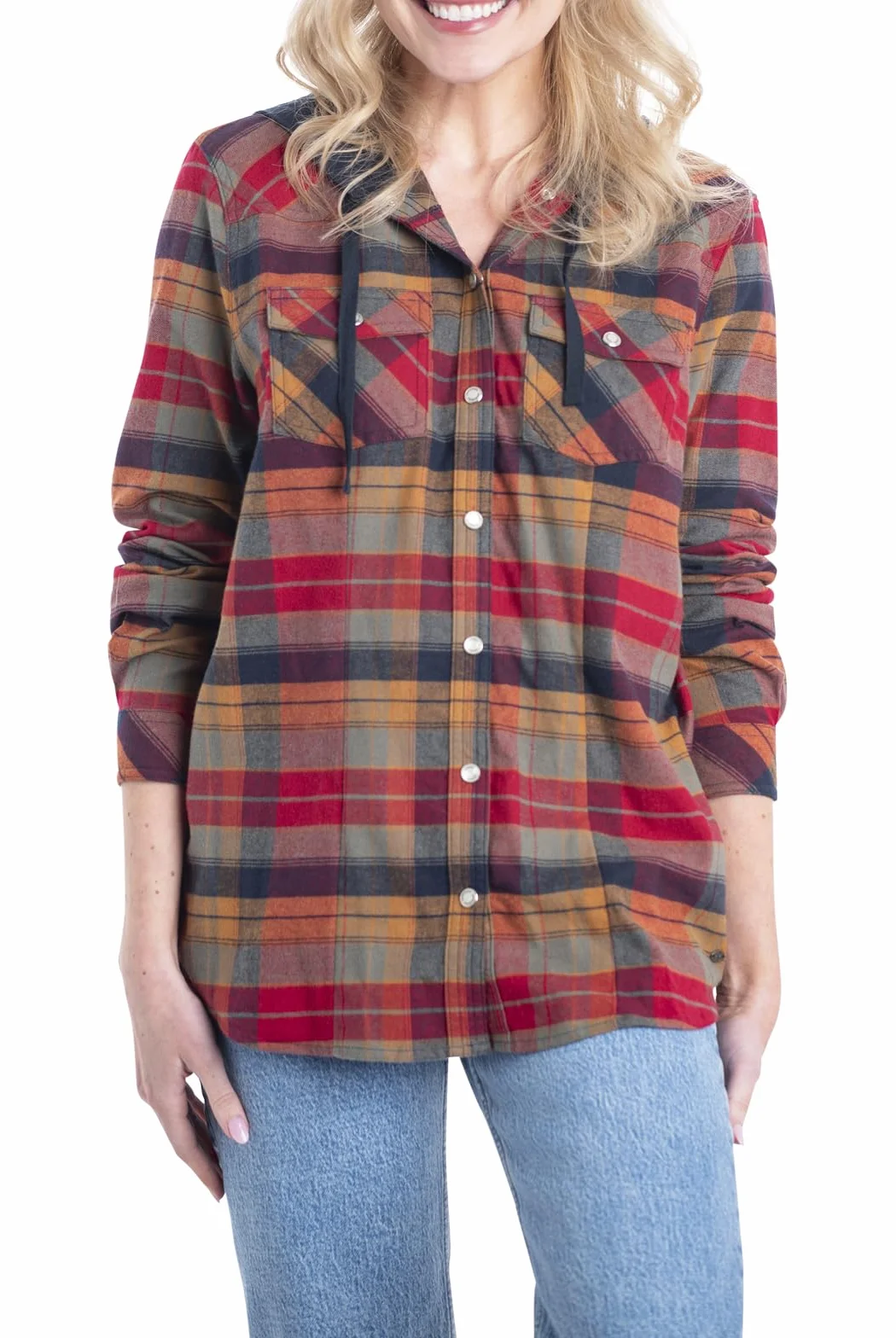 Legendary Whitetails Długi rękaw damski Lumber Jane Hooded Flannel