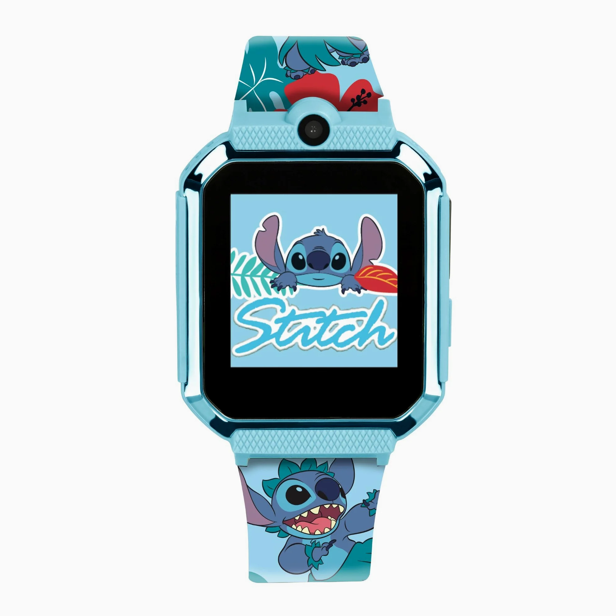 Stitch Kids Interaktywny cyfrowy regulowany silikonowy pasek zegarek z kamerą, tarczami zegarka, zabawnymi grami, budzikiem, stoperem, timerem, kalkulatorem i nie tylko!
