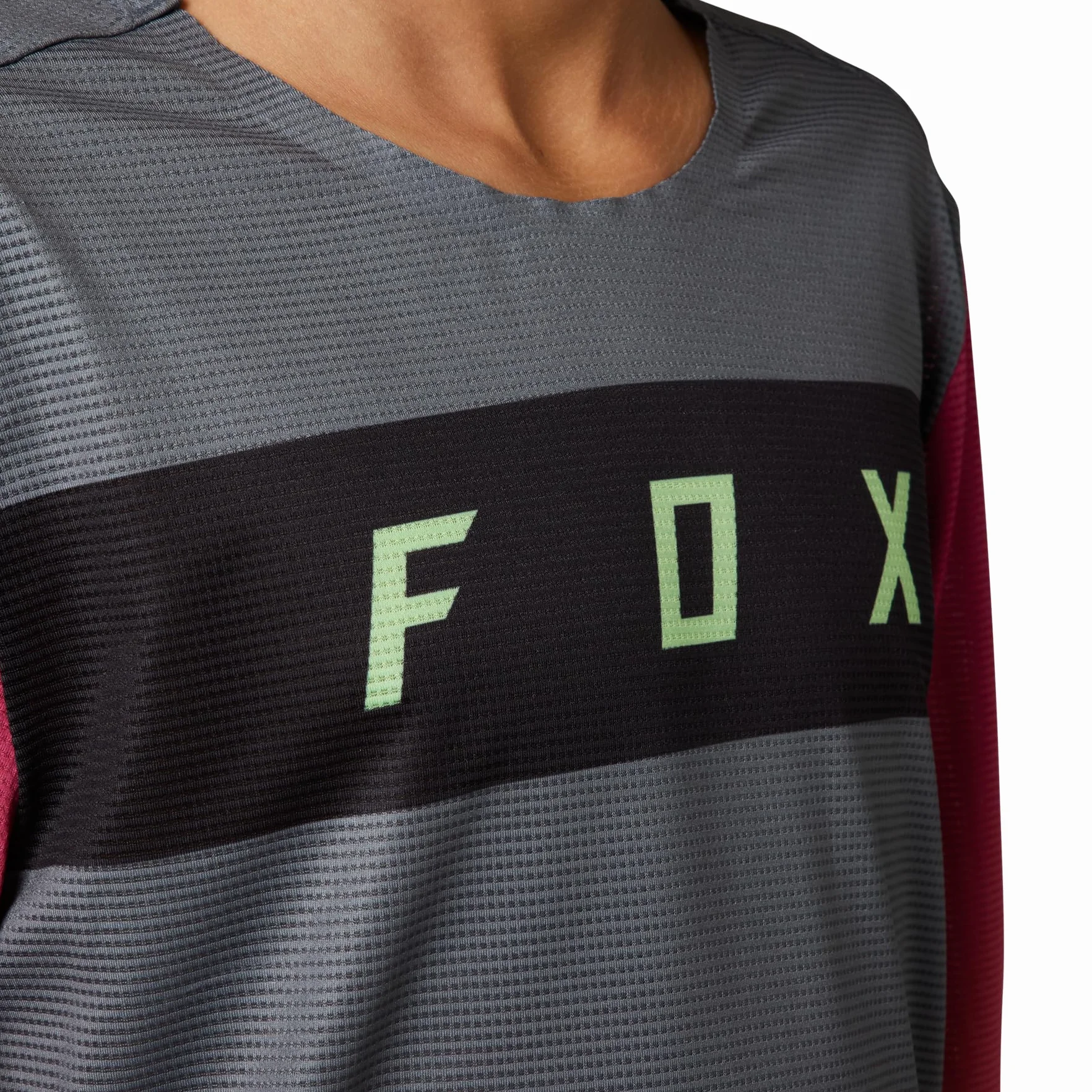 Fox Racing YTH Flexair LS Jersey [PTR] szary