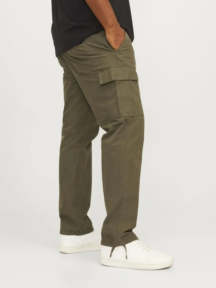 JACK&JONES PLUS Jpstkane Jjbarkley Cargo Pant Noos Pls - bojówki Mężczyźni