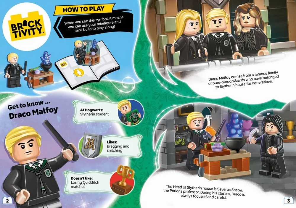 LEGO® Harry Potter™: Draco’s Potions (with Draco Malfoy™ minifigure and Potions Table)