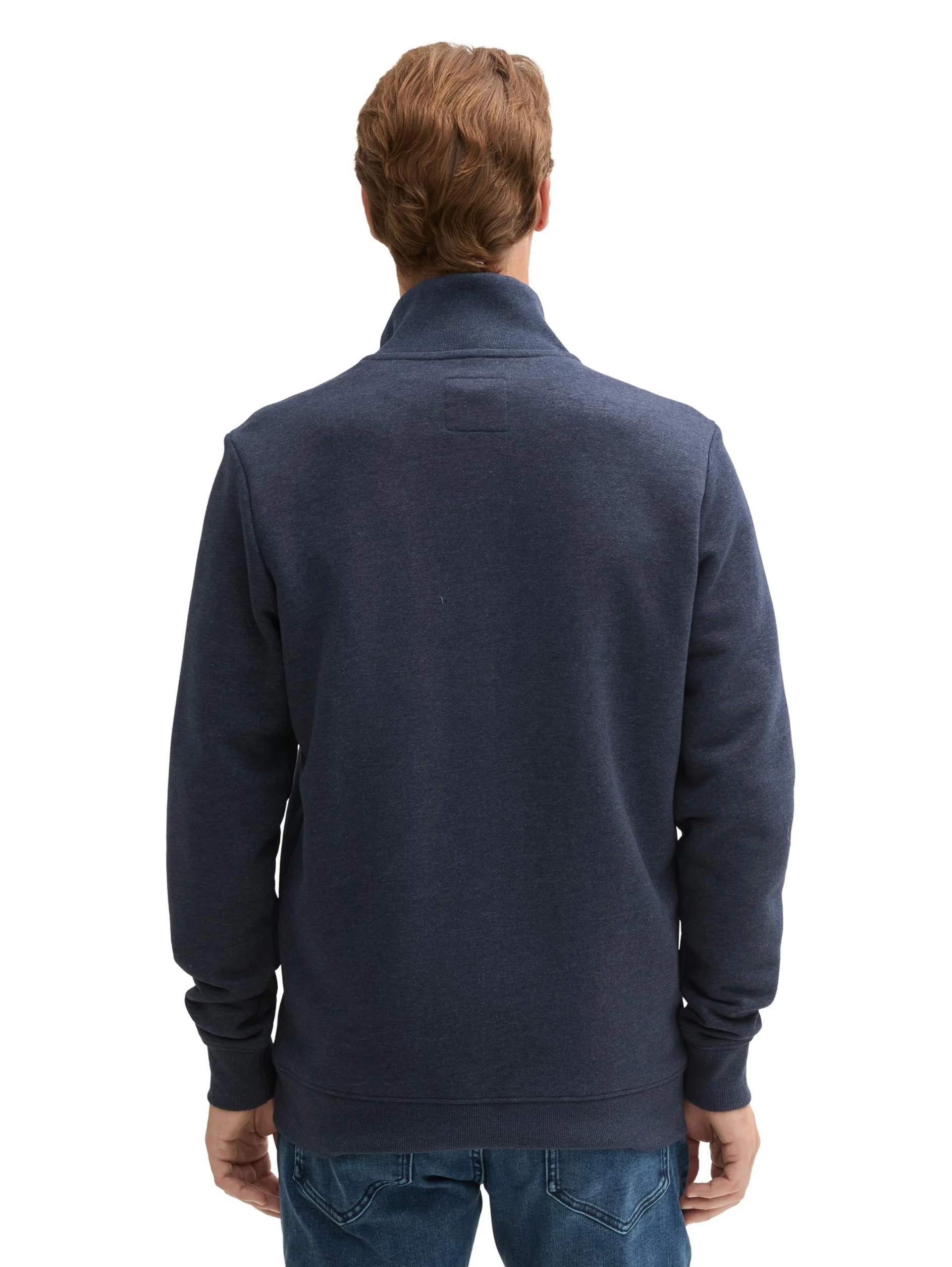 TOM TAILOR Męskie Bluza ze stójką