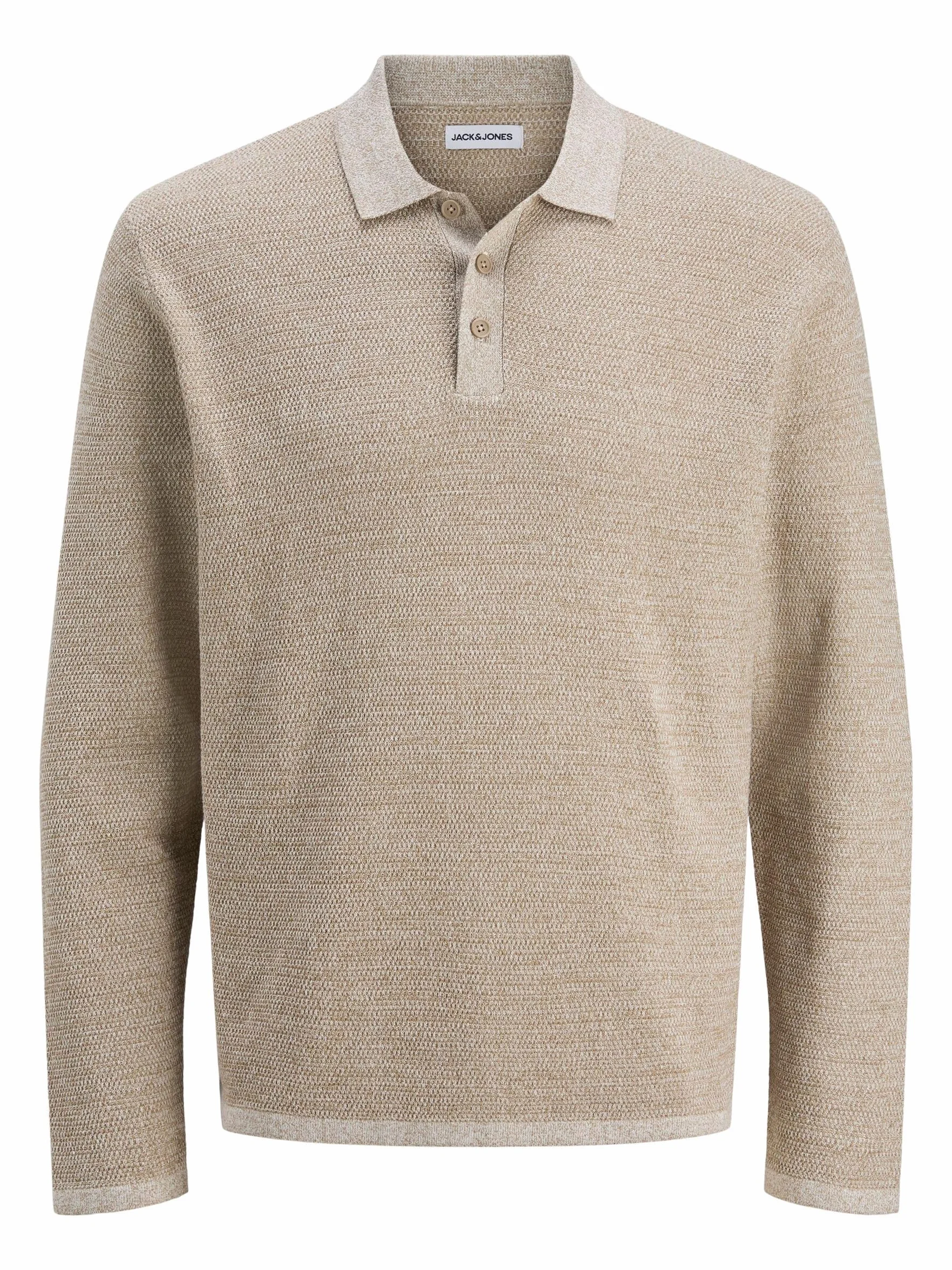 JACK & JONES Jjegeorge Knit Polo Ls Sn, Coriander, XL