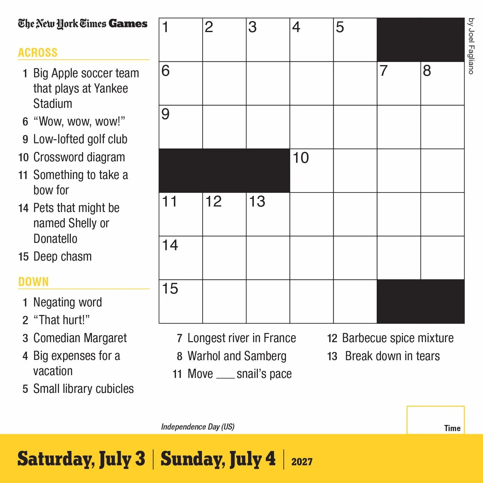 The New York Times Mini Crossword Page-A-Day® Calendar 2027: For Crossword Beginners and Puzzle Pros