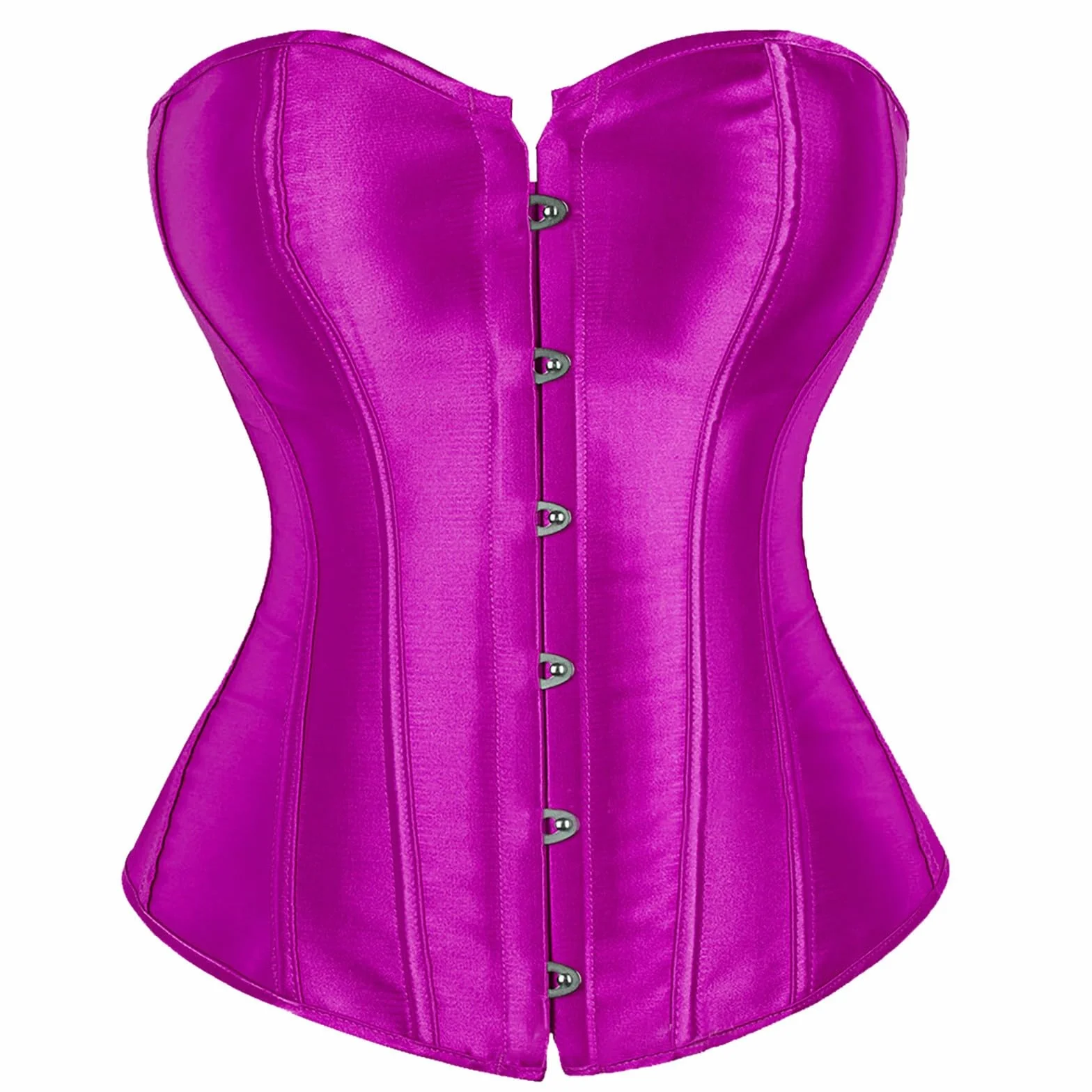 Generico Damska elegancka średniowieczna bielizna modelująca gorset zakrzywiony top w stylu vintage push-up gorset z paskiem, bielizna modelująca elastyczna steampunk impreza gorsety pirackie