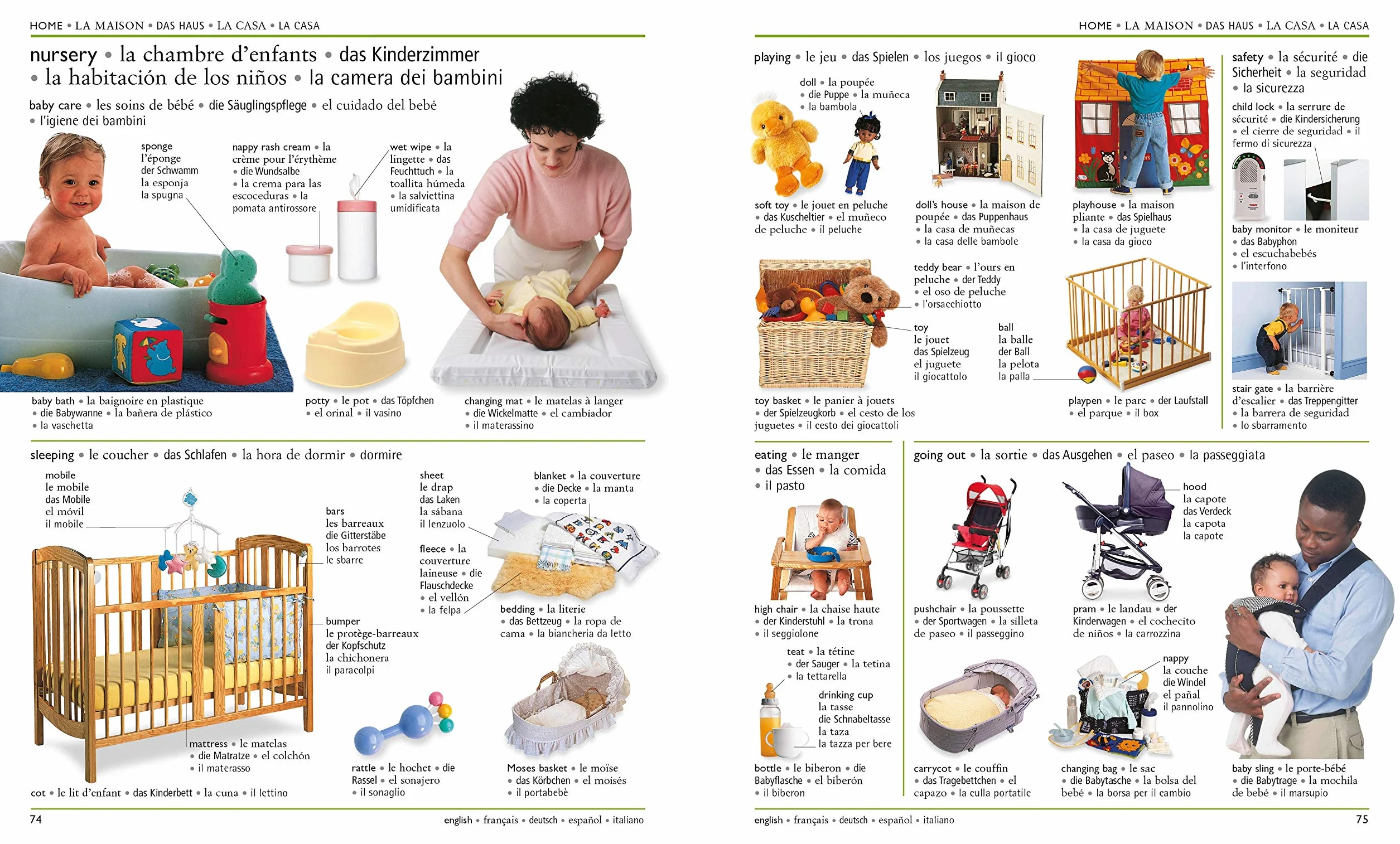 5 Language Visual Dictionary: Over 6,500 illustrated terms, labelled in English, French, German, Spanish and Italian