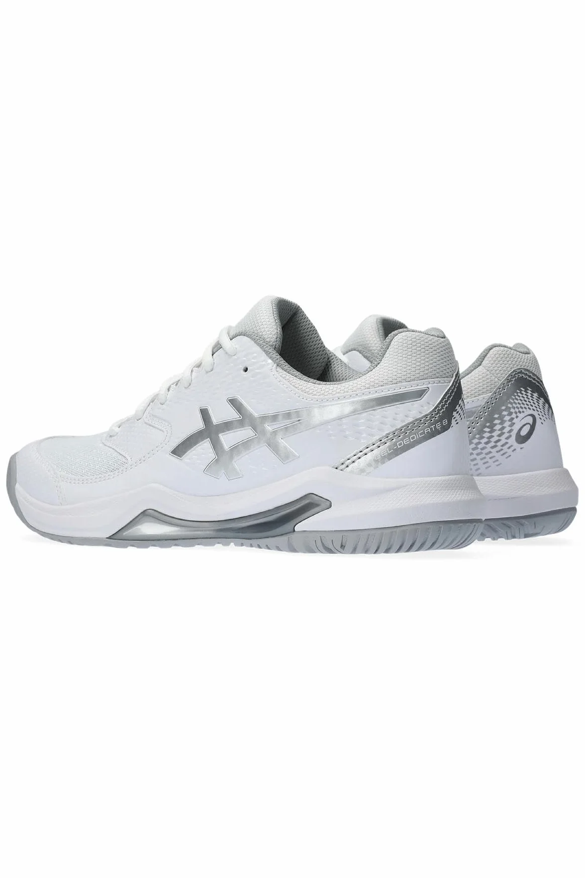 Asics Dedicate 8 Donna Buty do tenisa Biały Srebrny