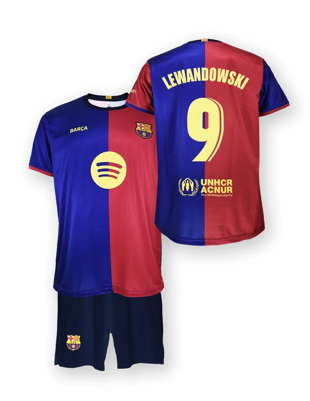 FC Barcelona koszula Uniseks - dzieci Primera Equipación Niños Temporada 24/25 Conjunto