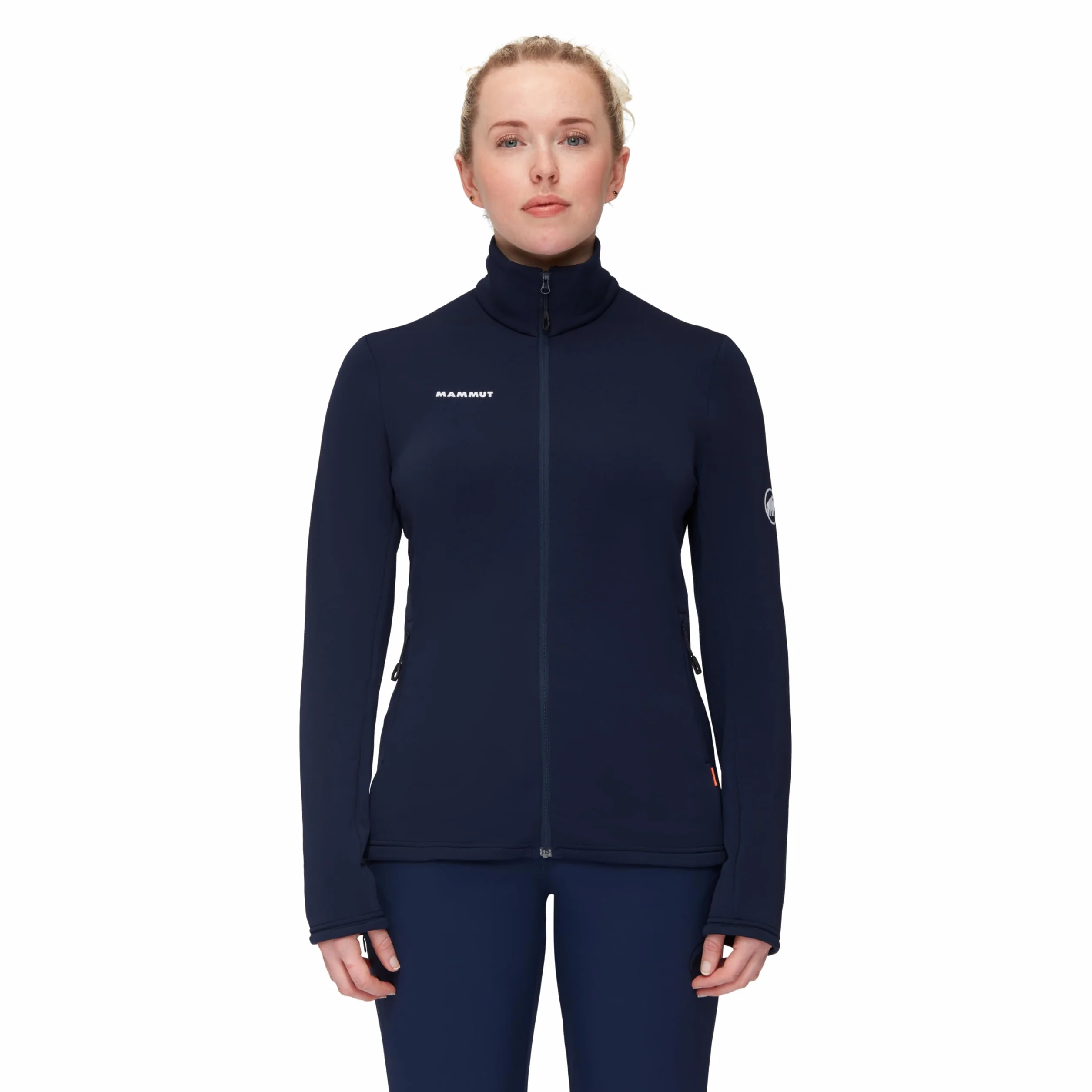 Mammut Aconcagua Light ML Jacket Women – Damska Lekka Bluza Polarowa | Outdoorowa Midlayer | Marine, Rozmiar M