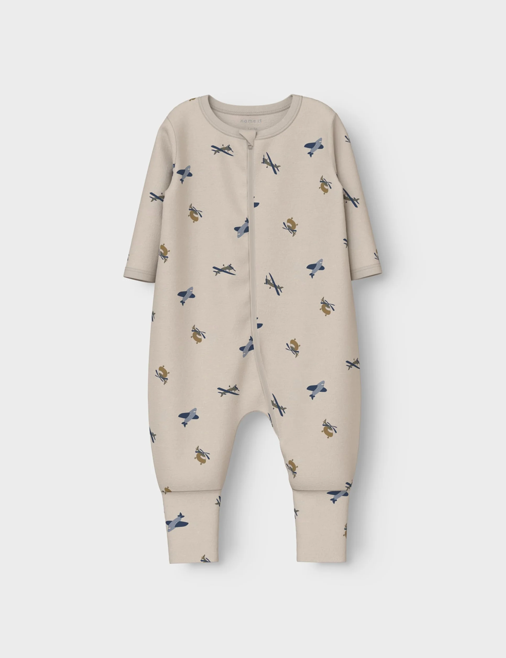 NAME IT Nbmnightsuit męski kombinezon Zip Ff Airplane Noos, peyote, 92