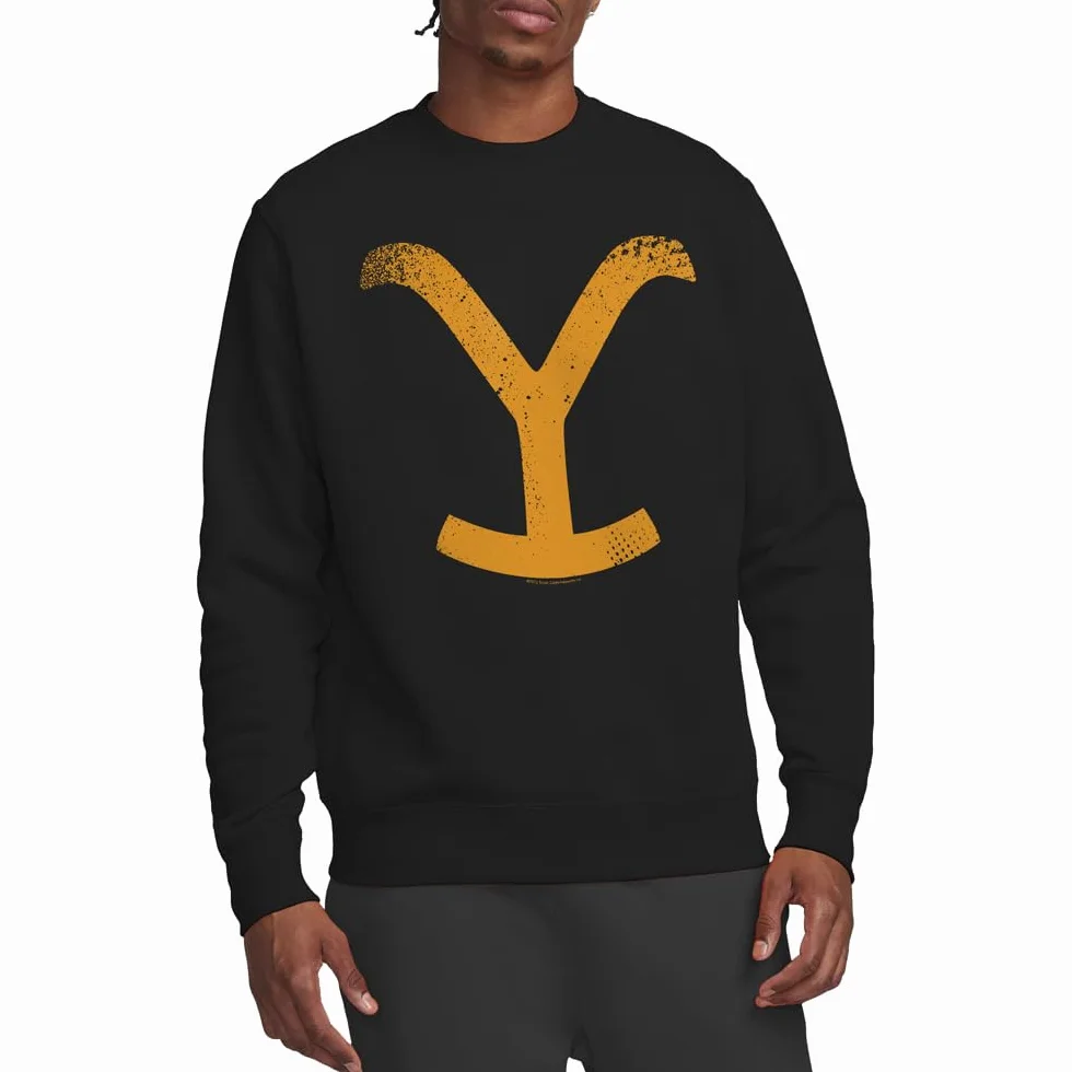 YELLOWSTONE Bluza sportowa Uniseks Yellowstone Large Brand Crew Sweatshirt