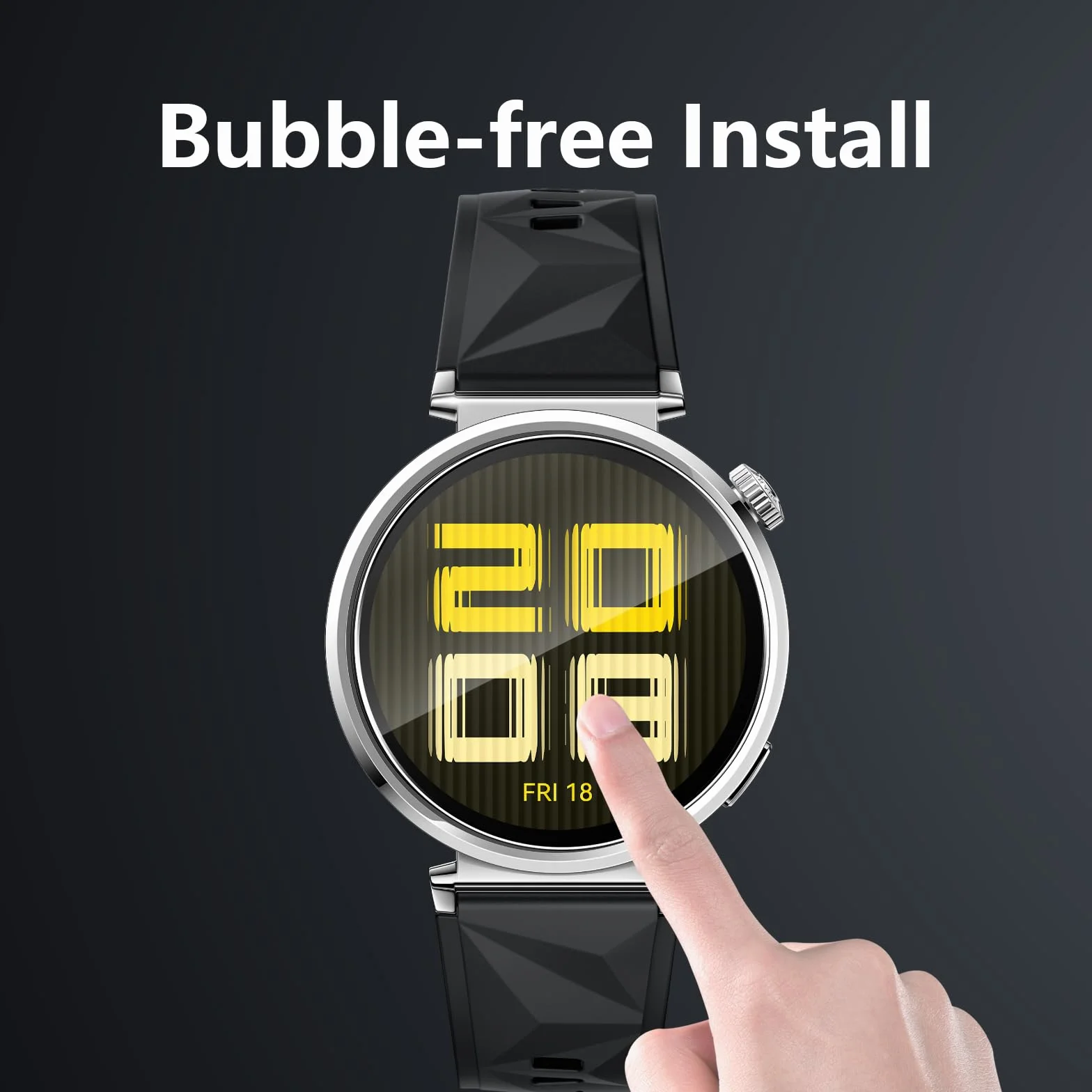 Folia ochronna do Huawei Watch GT5 41 mm do szkła pancernego, 3 sztuki folii ze szkła hartowanego, folia ochronna na wyświetlacz odporna na zarysowania do Huawei GT 5 41 mm, ultra cienka