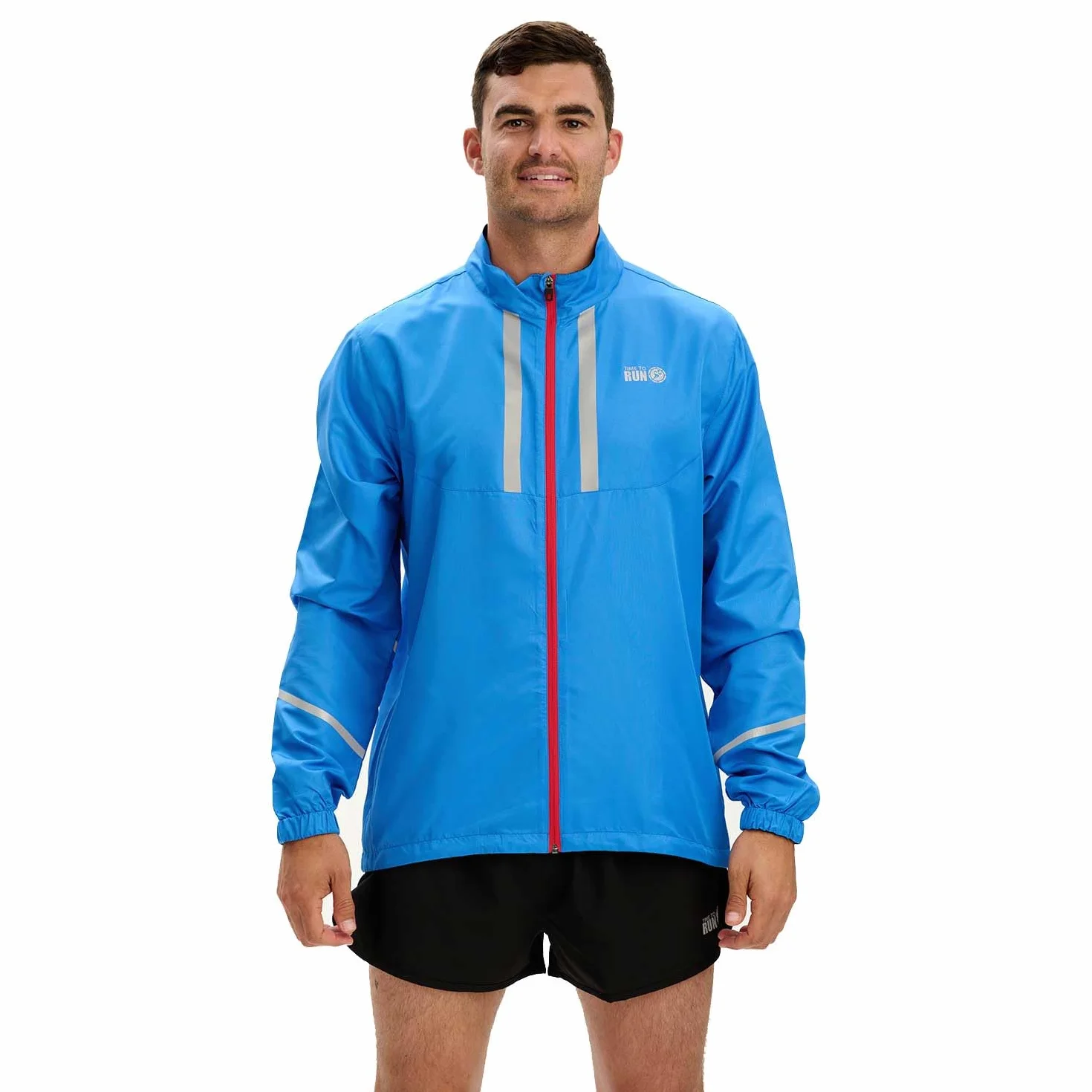 Time to Run Męskie lekka wiatroszczelna Kurtka do biegania z tempem