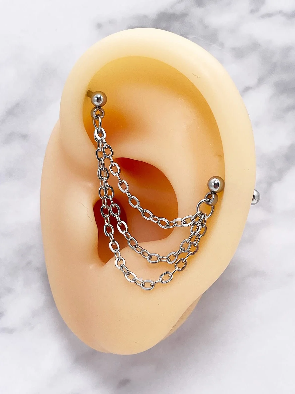 Briana Williams Helix kolczyki do chrząstki ze stali nierdzewnej, tragus, 16 g, biżuteria do uszu, biżuteria dla kobiet i mężczyzn, Stal nierdzewna, stal