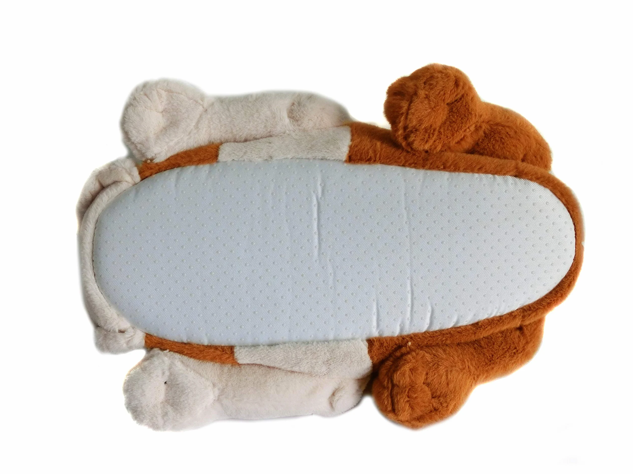 Onmygogo Fuzzy Winter Indoor Animal Dog Kapcie dla dorosłych kobiet mężczyzn i dzieci, buldogi