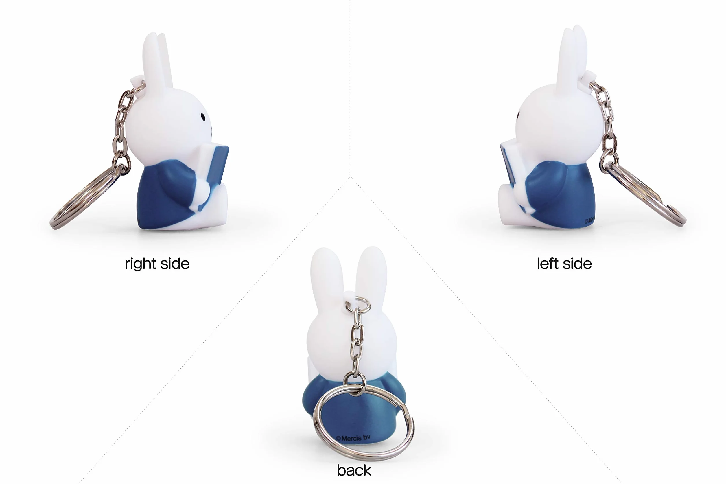 Stempels Brelok Miffy - 3,5 × 3,5 × 6,25 cm - Niebieski, Kolor: wielokolorow, Taille unique
