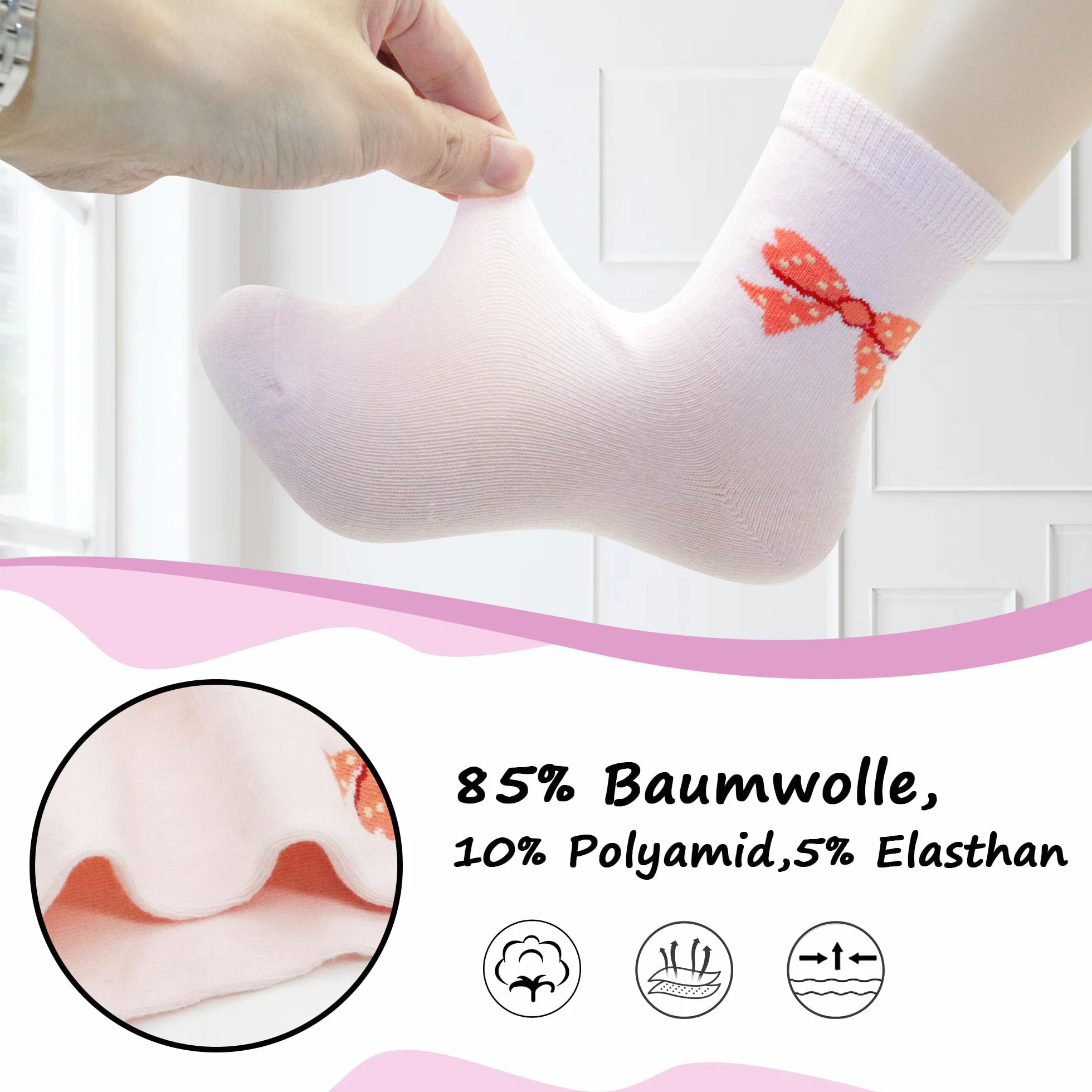 Geyuwoz 12 par skarpet dziecięcych dla dziewcząt i chłopców, skarpety do sneakersów, z bawełny, dla dzieci w wieku szkolnym, słodkie skarpety do kostek do uprawiania sportu, skarpety dla chłopców,