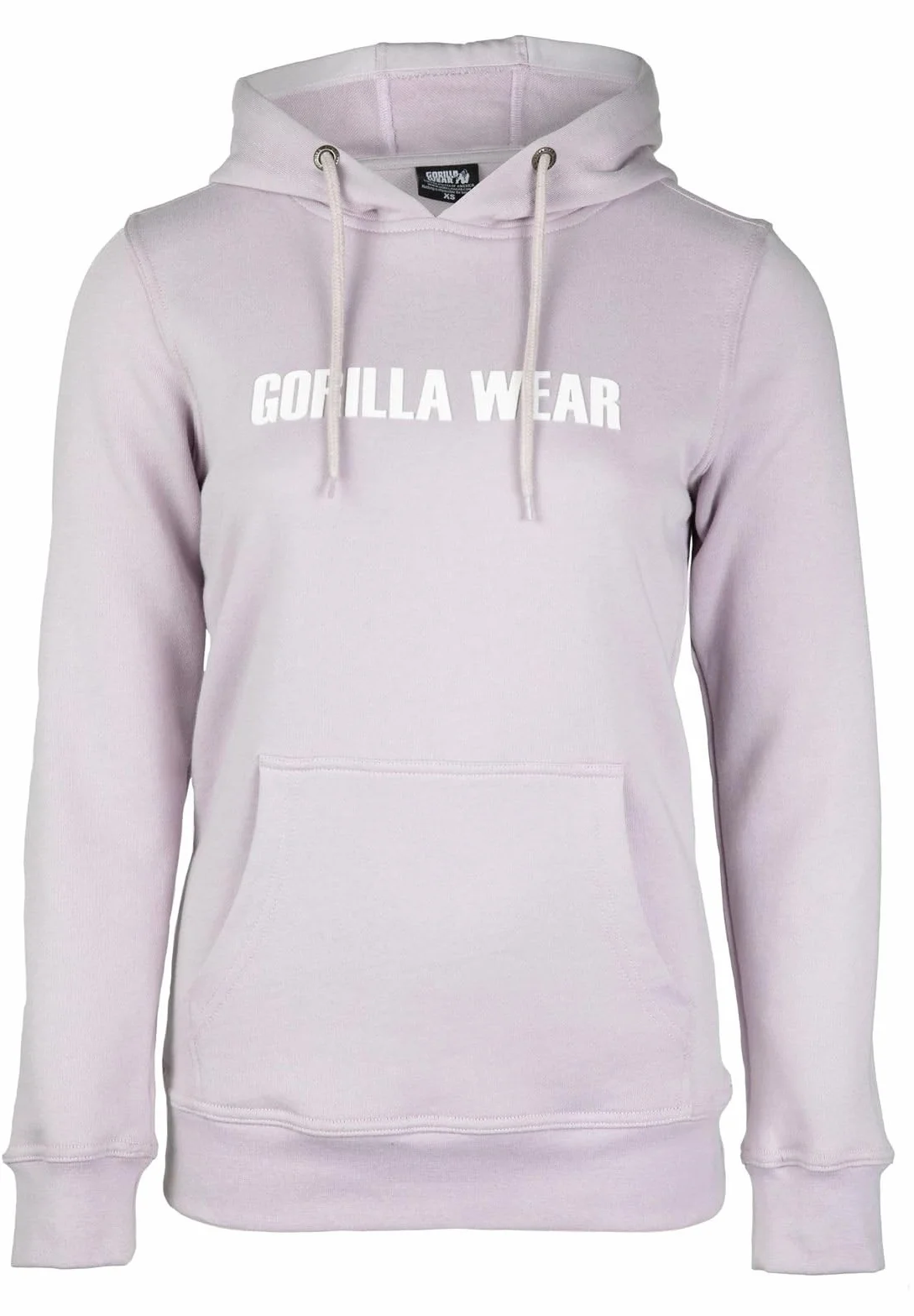 Gorilla Wear - Bluza z kapturem Charlotte – liliowa – bodybuilding sport czas wolny na co dzień, wygodna z nadrukiem logo z bawełny i poliestru optymalna swoboda ruchów