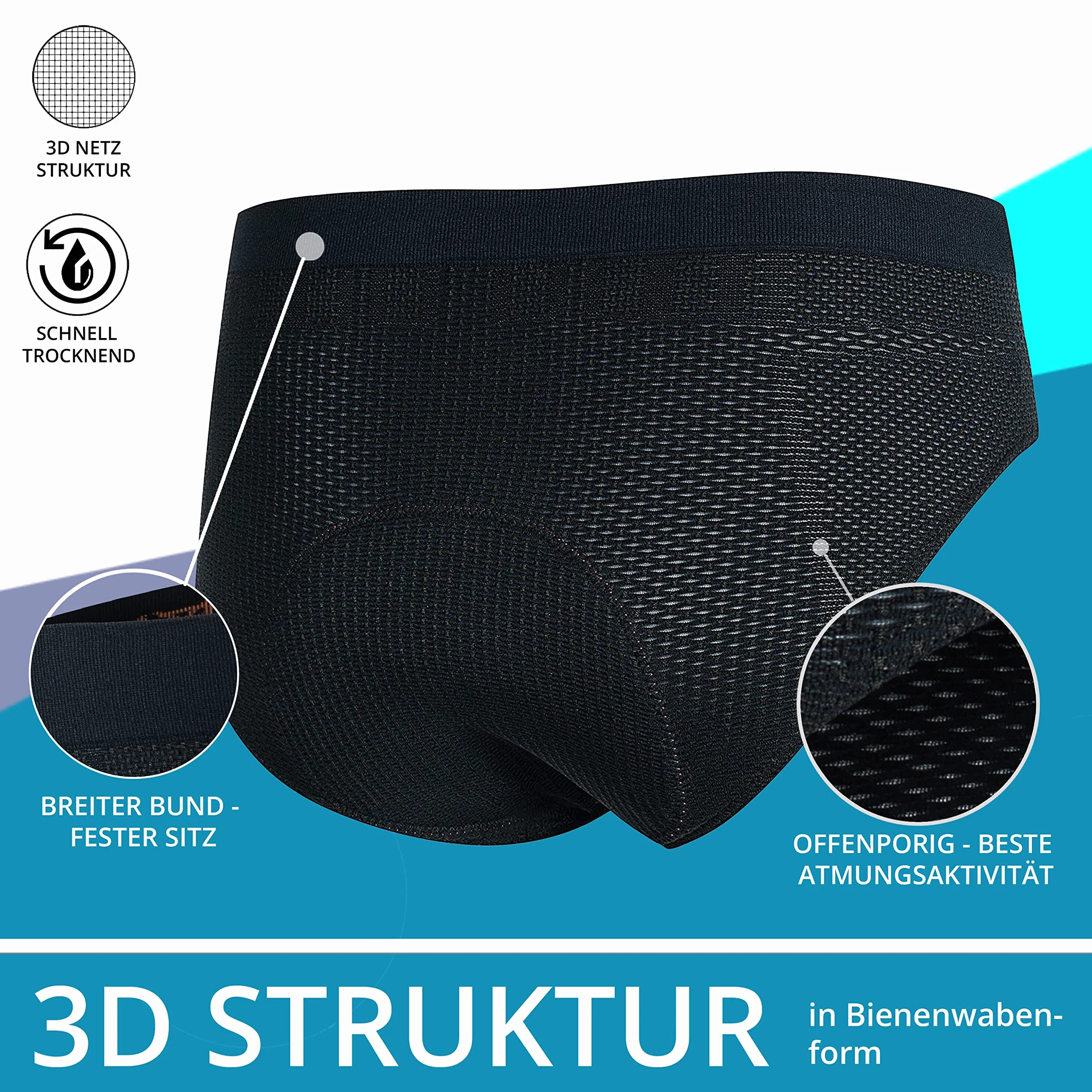 Brubeck Damskie spodnie rowerowe 1/2 bez ramiączek, wyściełane spodnie rowerowe (, męskie spodnie rowerowe, kolarstwo górskie, spinning fitness, jazda na rowerze, siłownia, spodnie treningowe)