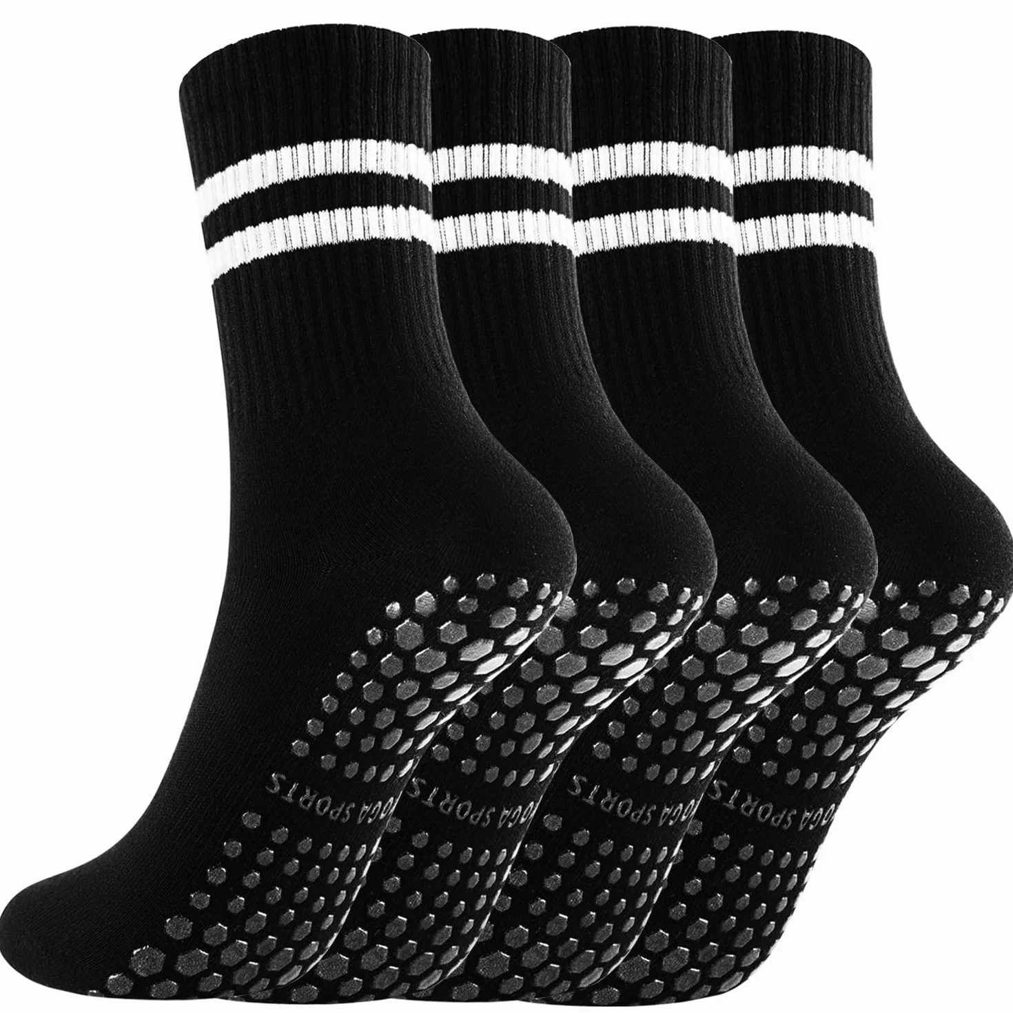 Bawełniane Skarpety do Pilatesu i Jogi EU 35-42 Stoppersocken dla Kobiet i Mężczyzn