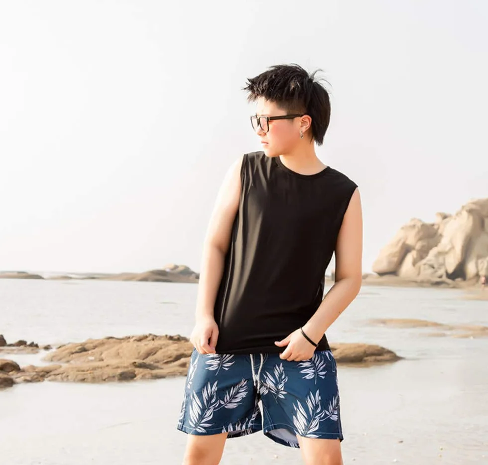 BaronHong Szybkoschnące części do pływania Trans Lesbian Tomboy