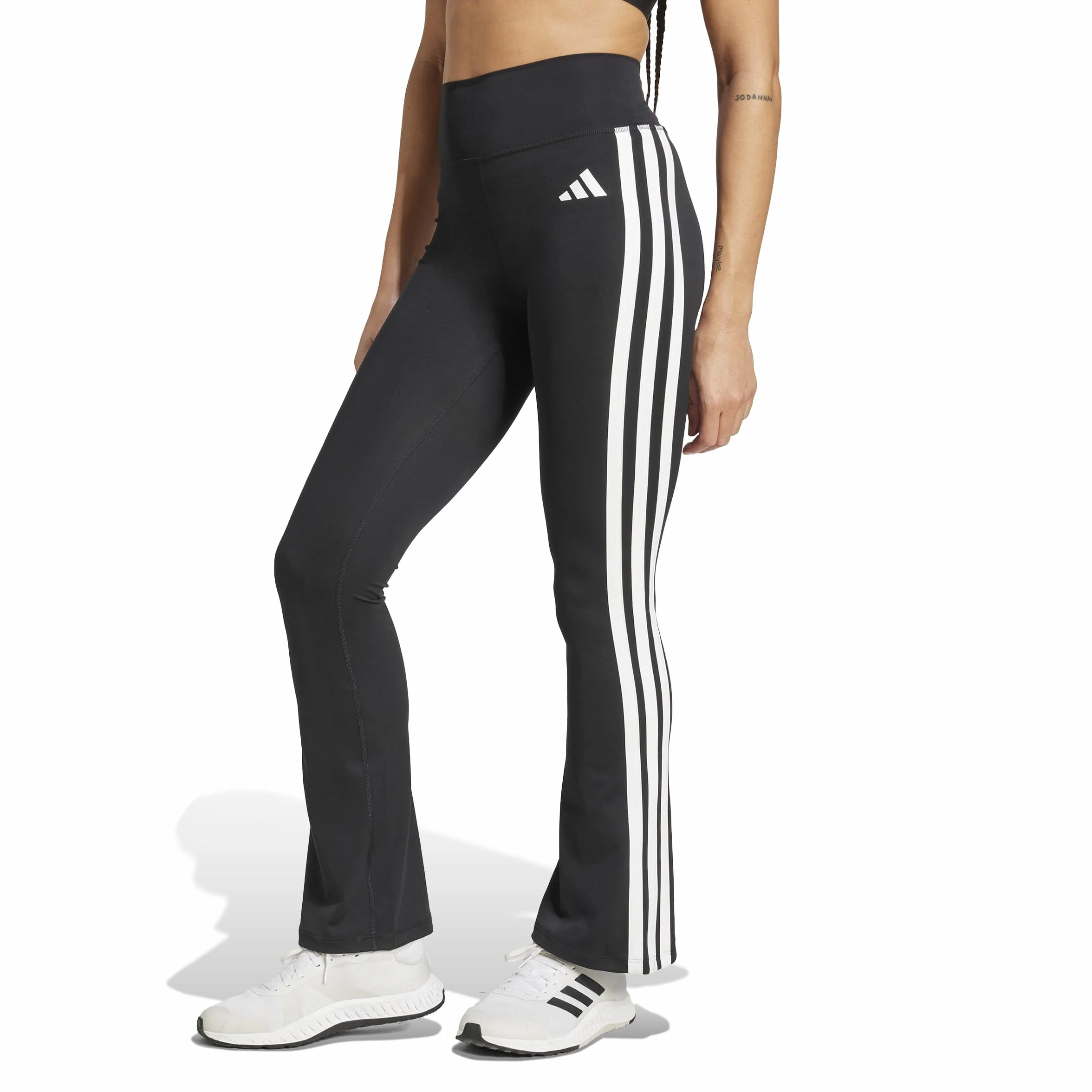adidas Optime Essentials 3 Stripes Flared Leggings - Rajstopy (1/1) Kobiety