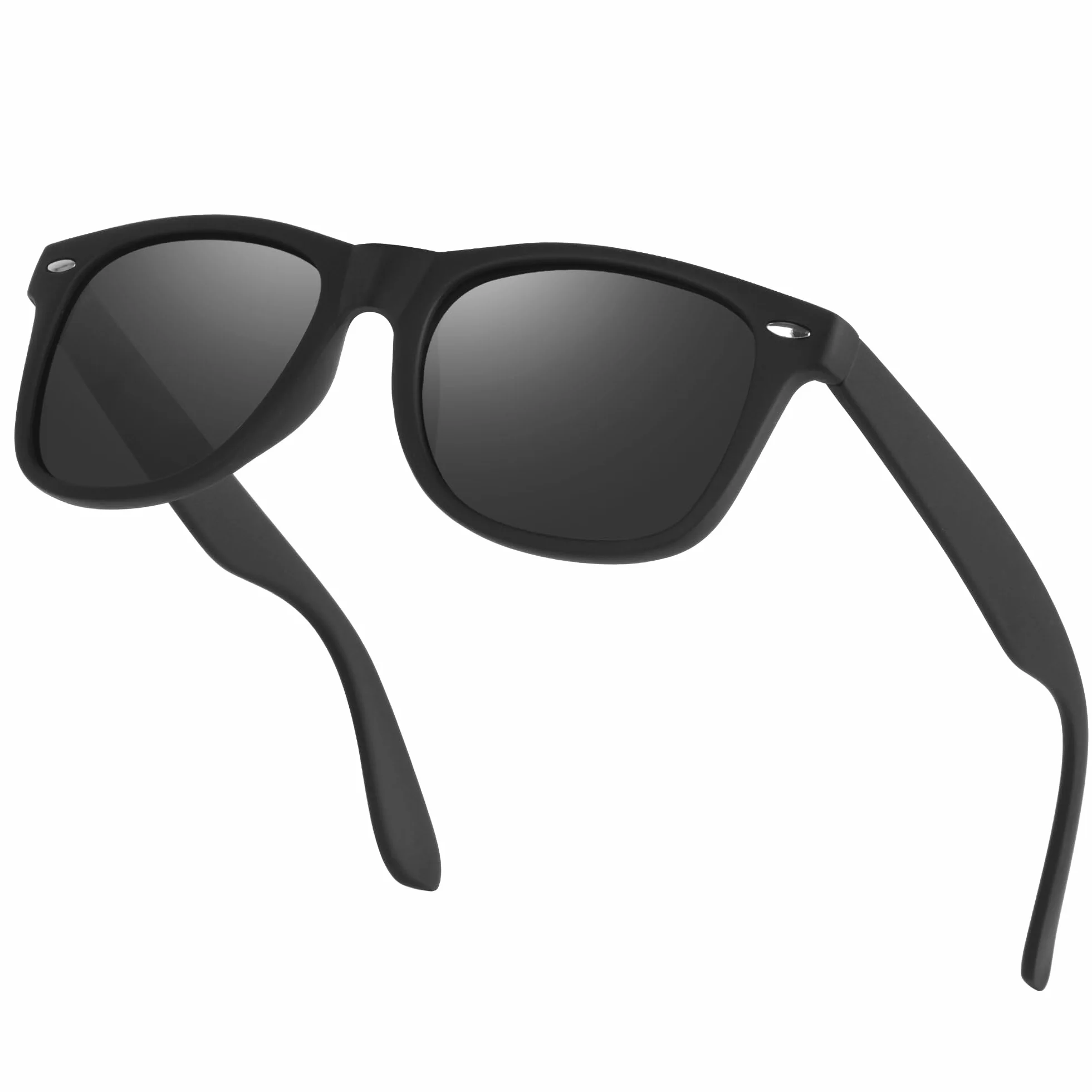 Okulary przeciwsłoneczne Polarized Męskie kwadratowe okulary przeciwsłoneczne Retro Ochrona UV400 Klasyczne okulary przeciwsłoneczne dla mężczyzn i kobiet Jazda samochodem Wędkarstwo Sport
