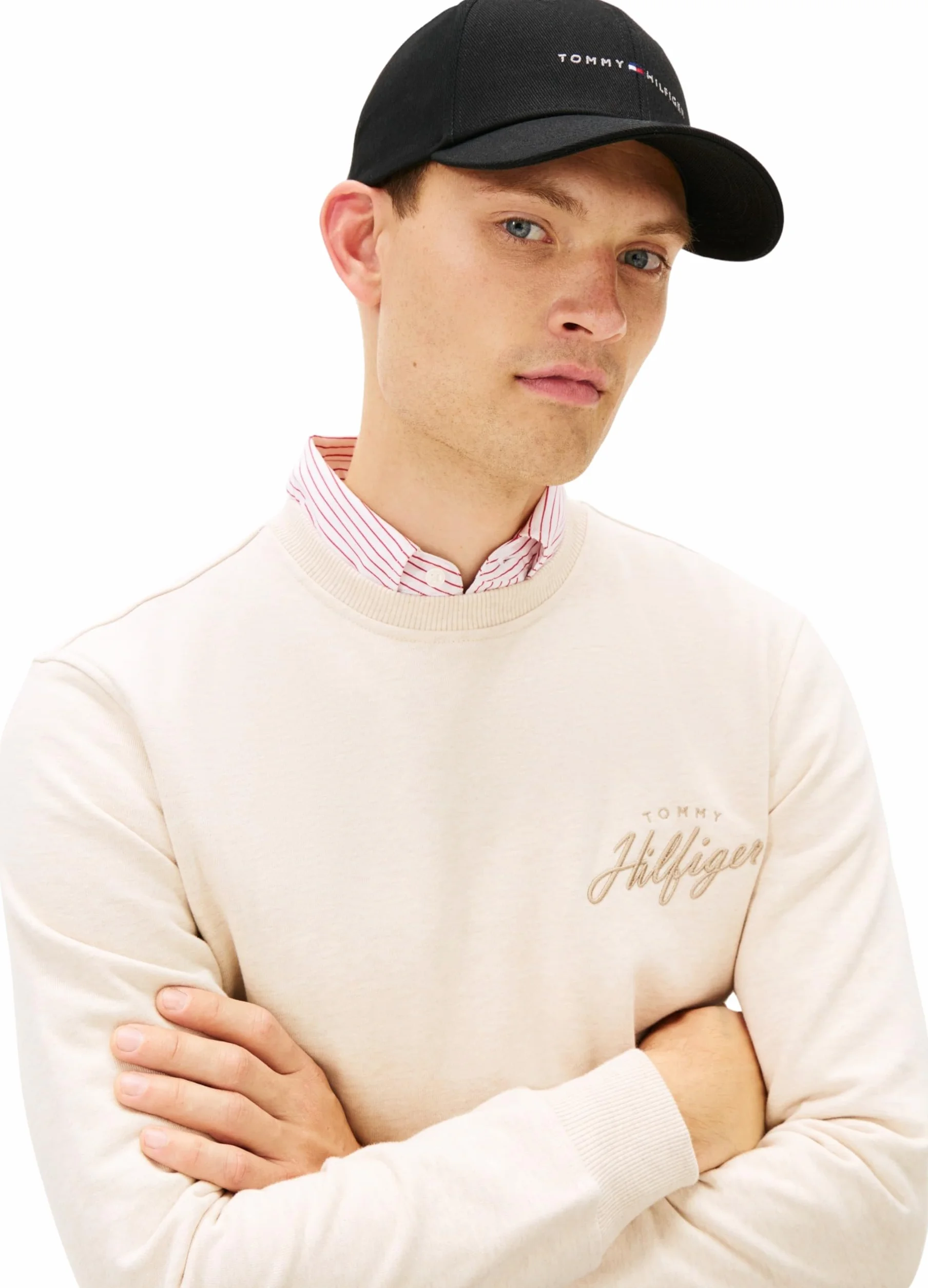Tommy Hilfiger Męska czapka TH Foundation HCT 6 paneli AM0AM14045 czapka, czarna, jeden rozmiar, czarny (czarny), Rozmiar uniwersalny