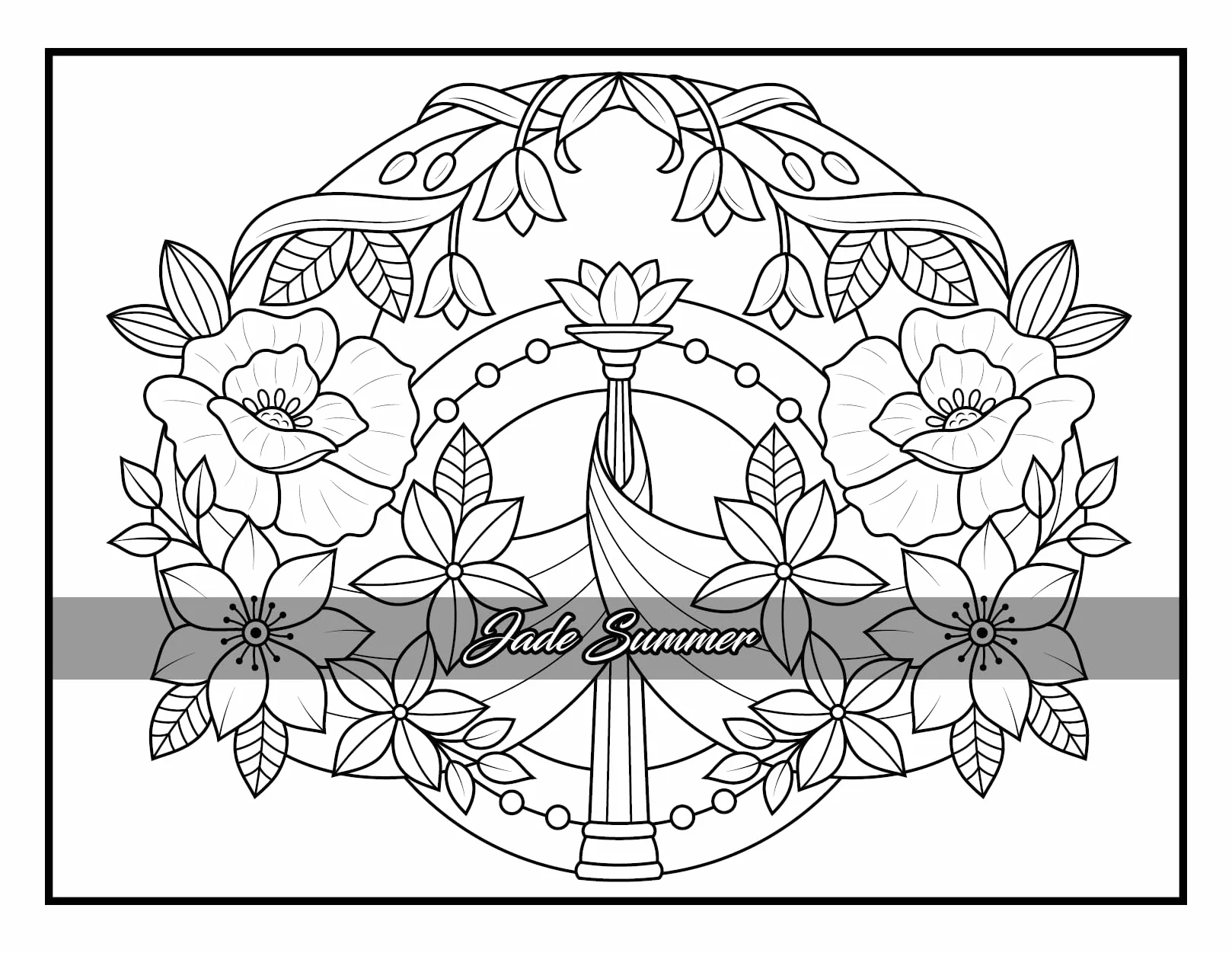 100 Flowers: Adult Coloring Book with Bouquets, Wreaths, Swirls, Patterns, Decorations