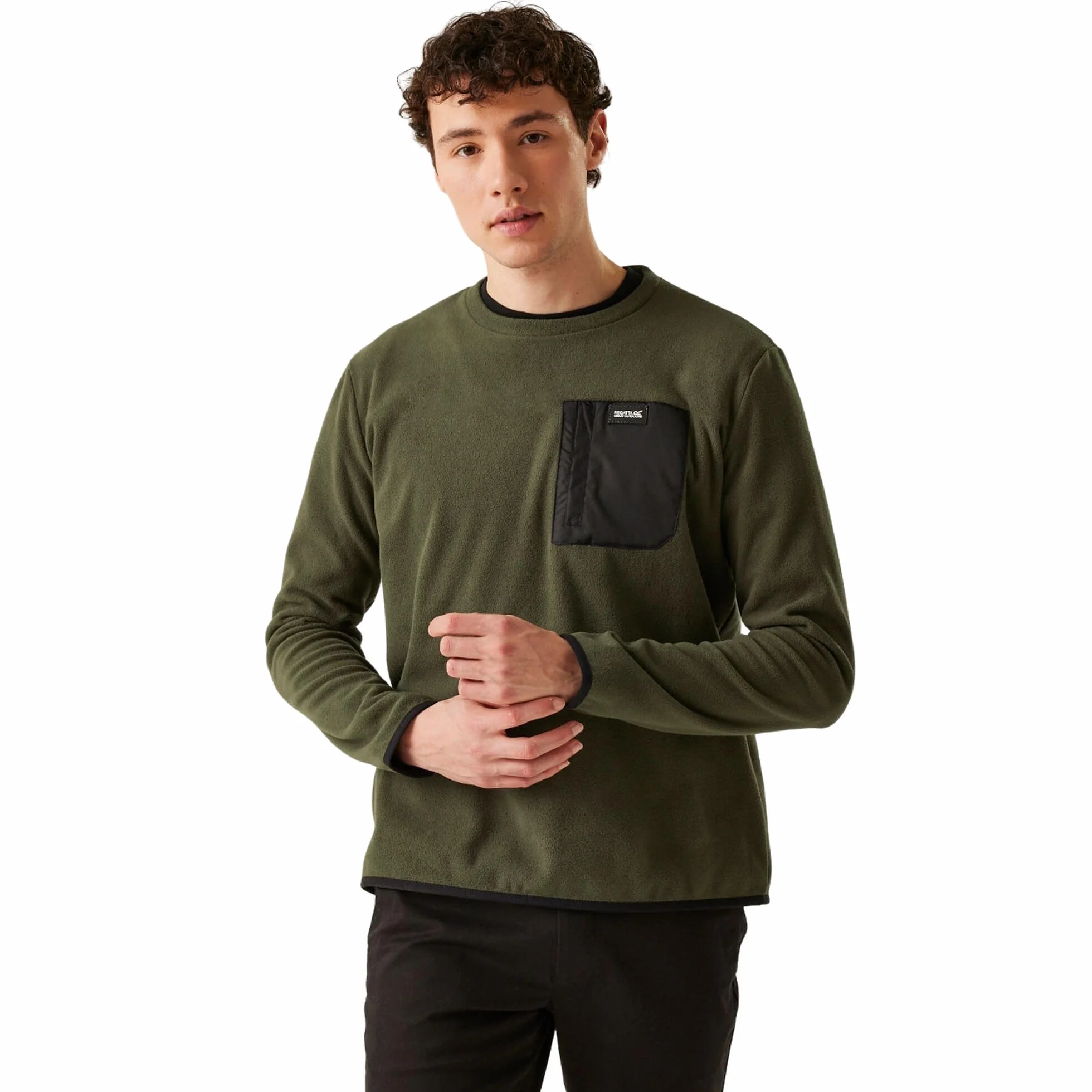 Regatta Sweter pullover Mężczyźni Regatta Mens Frankie Fleece Crewneck Sweatshirt (1 w zestawie)