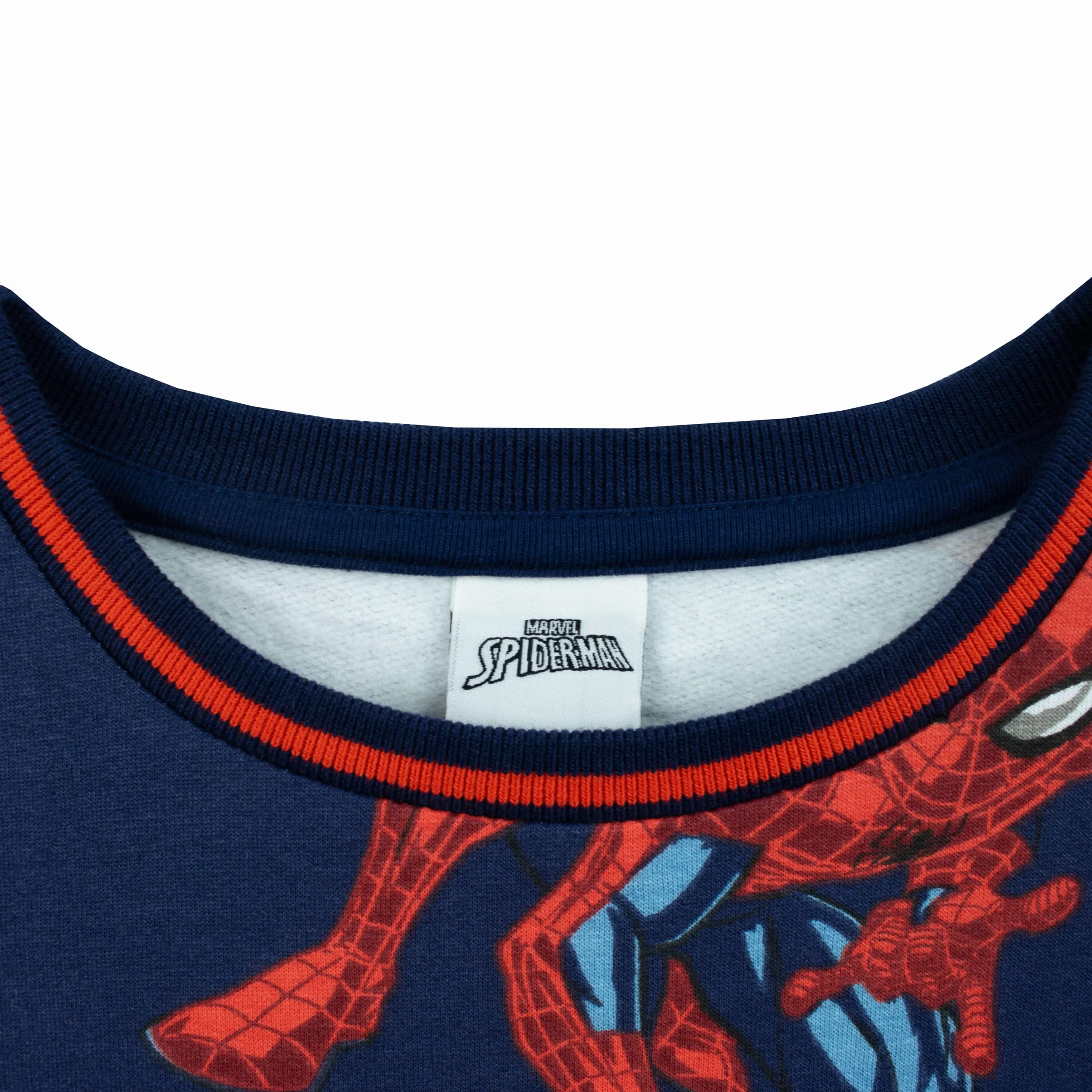Komplet Spiderman od Marvel dla Chłopców | Bluza i Dresowe Spodnie dla Chłopców | Dres Spiderman dla Dzieci | Rozmiary od 2 do 12 lat | Oficjalna Odzież z Spidermanem Niebieski 128