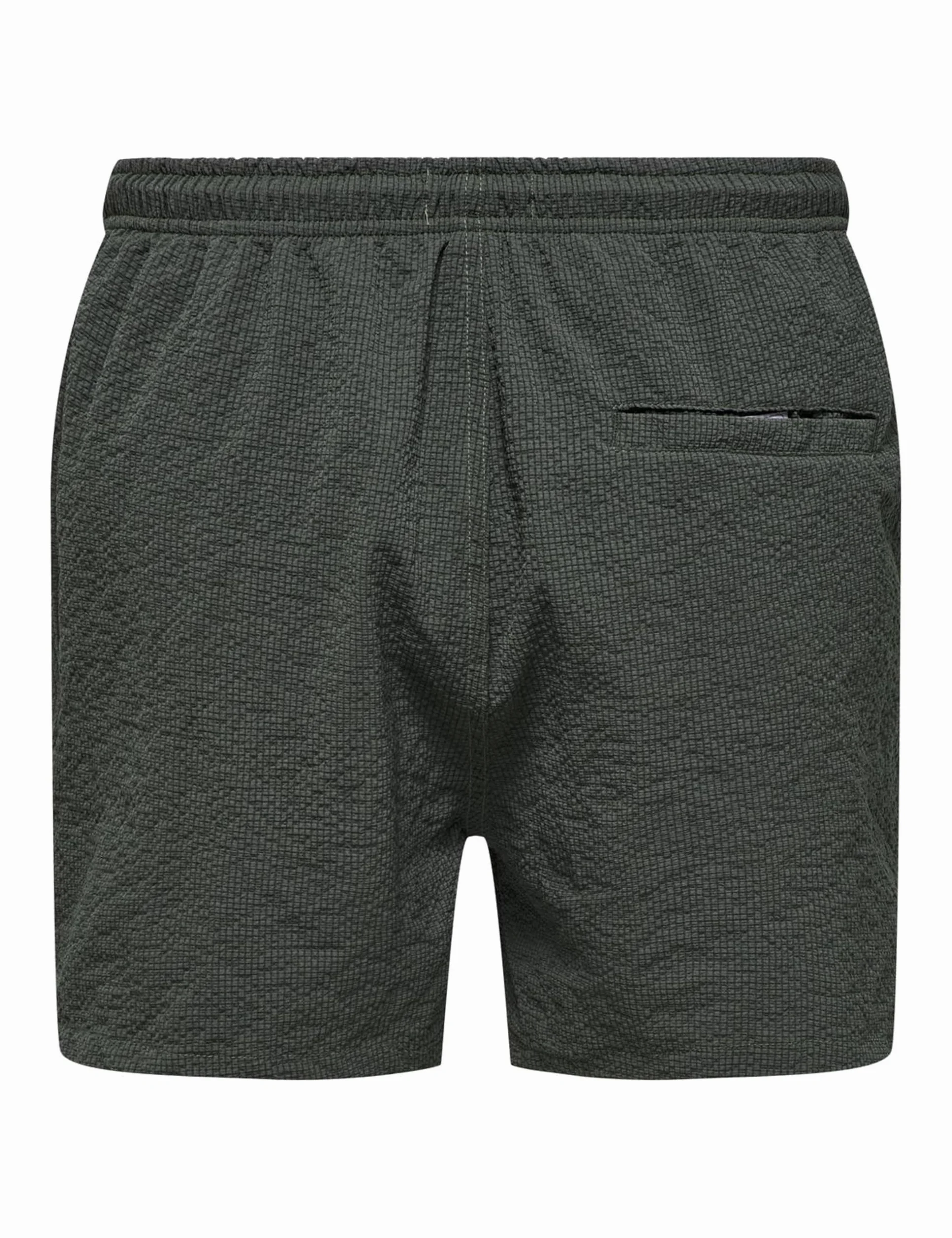 Only & Sons Szorty kąpielowe Mężczyźni Onsted Life Solid Seersucker Swim Noos