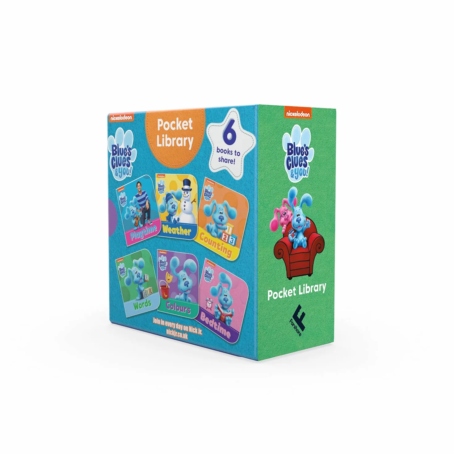 Blue’s Clues Pocket Library: Children love reading with Blue’s Clues & You!