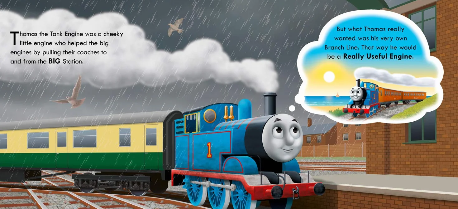 The Story of Thomas the Tank Engine: A special board book edition of the original, classic story introducing Thomas the Tank Engine!